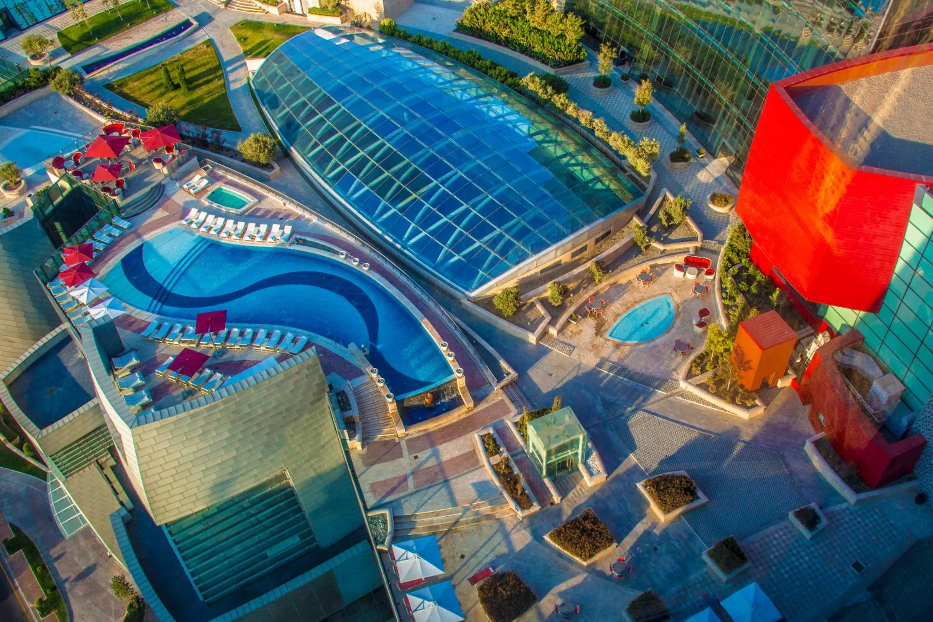 Property building in Fairmont Baku, Flame Towers