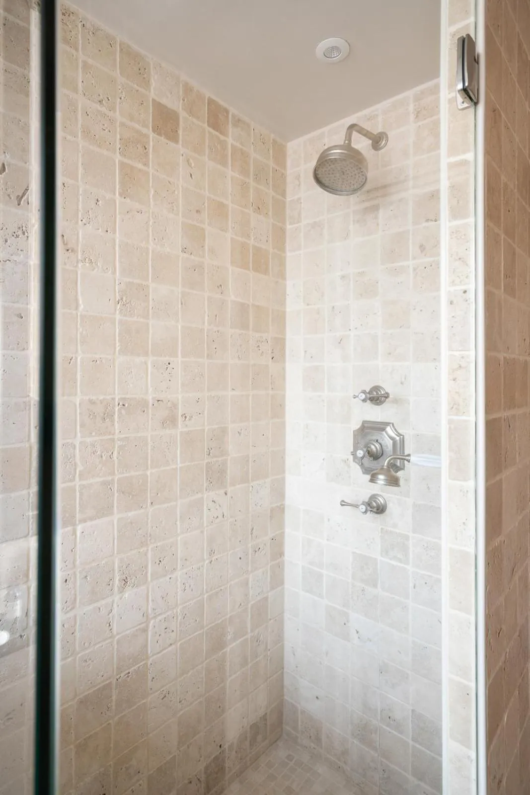 Shower in Hotel Saint-Louis Marais