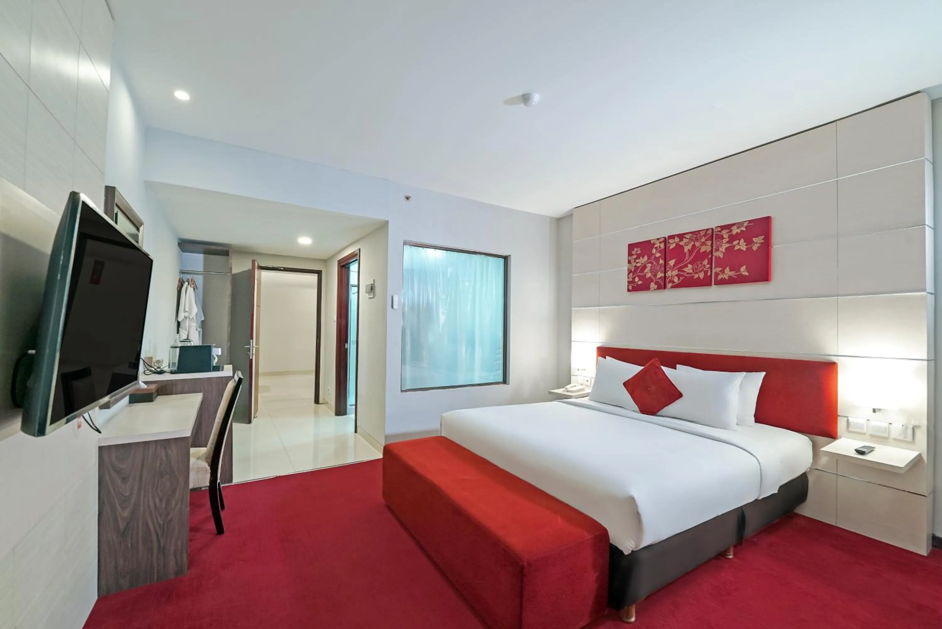Bed in Tjokro Hotel Klaten