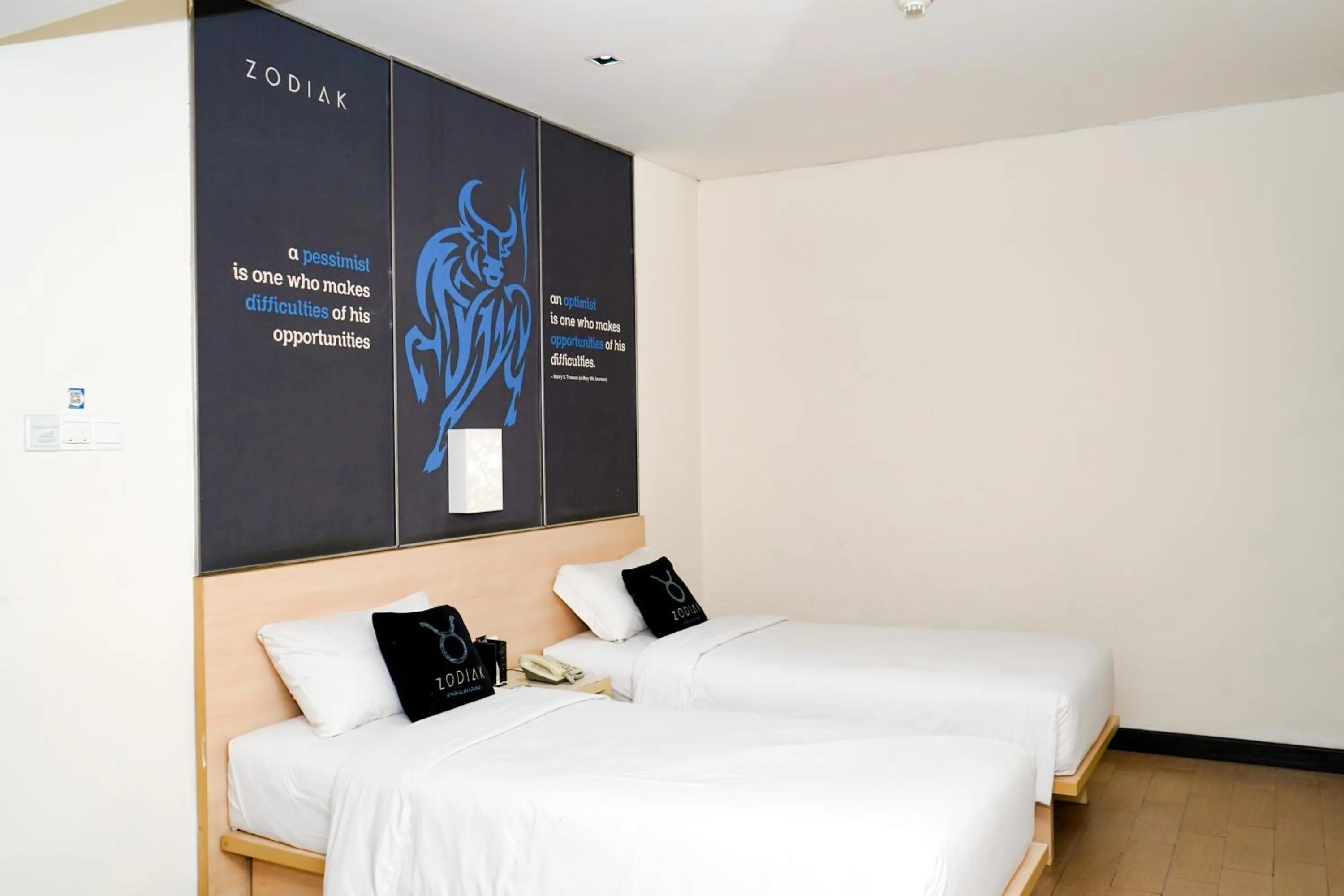 Bed in Zodiak Paskal by KAGUM Hotels