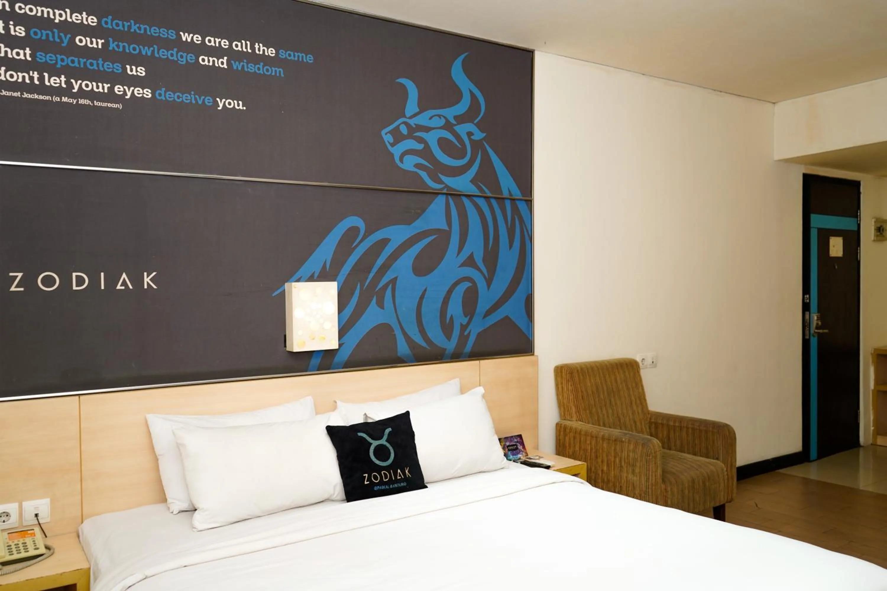 Bed in Zodiak Paskal by KAGUM Hotels