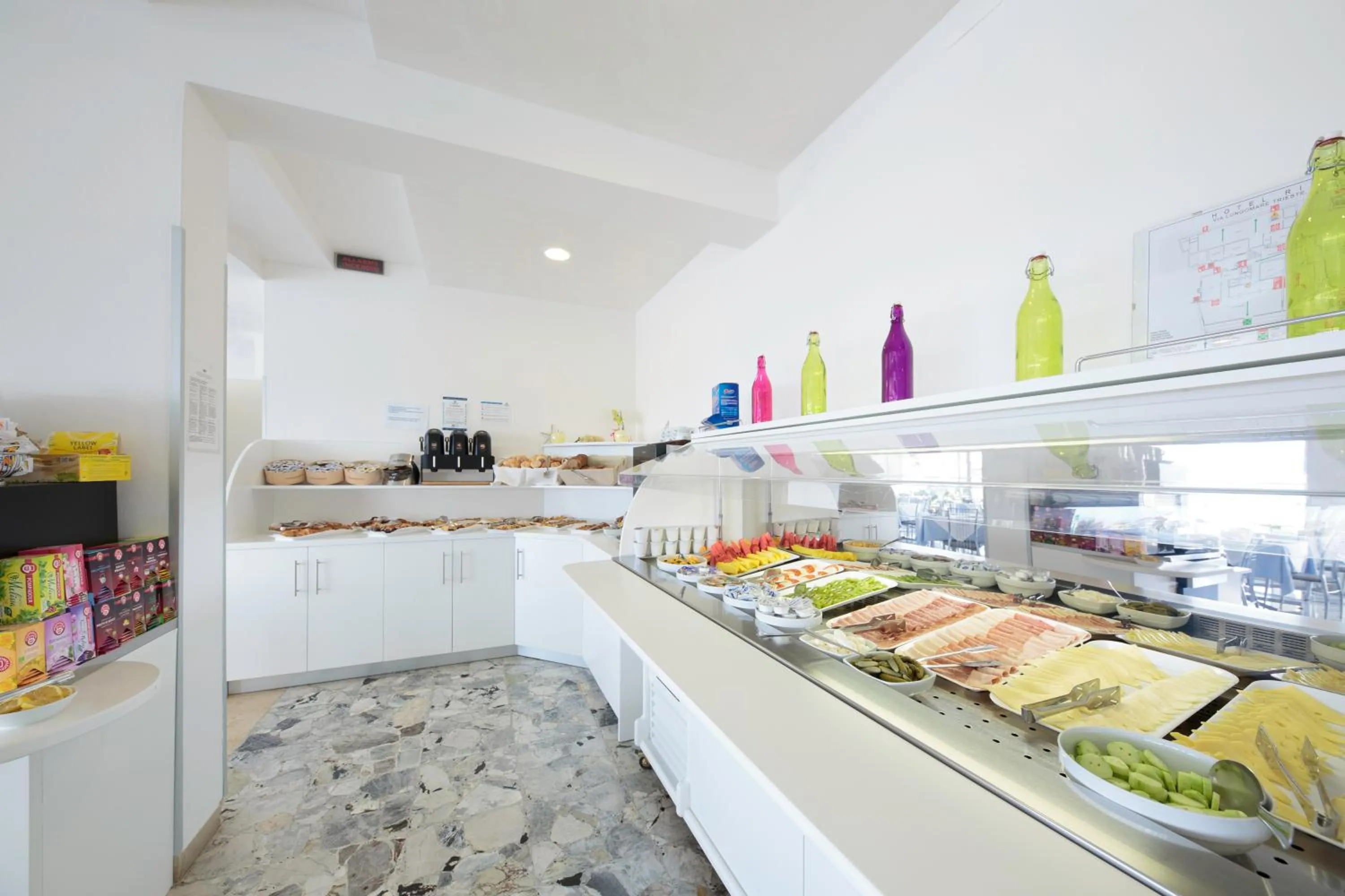 Buffet breakfast in Hotel Riviera