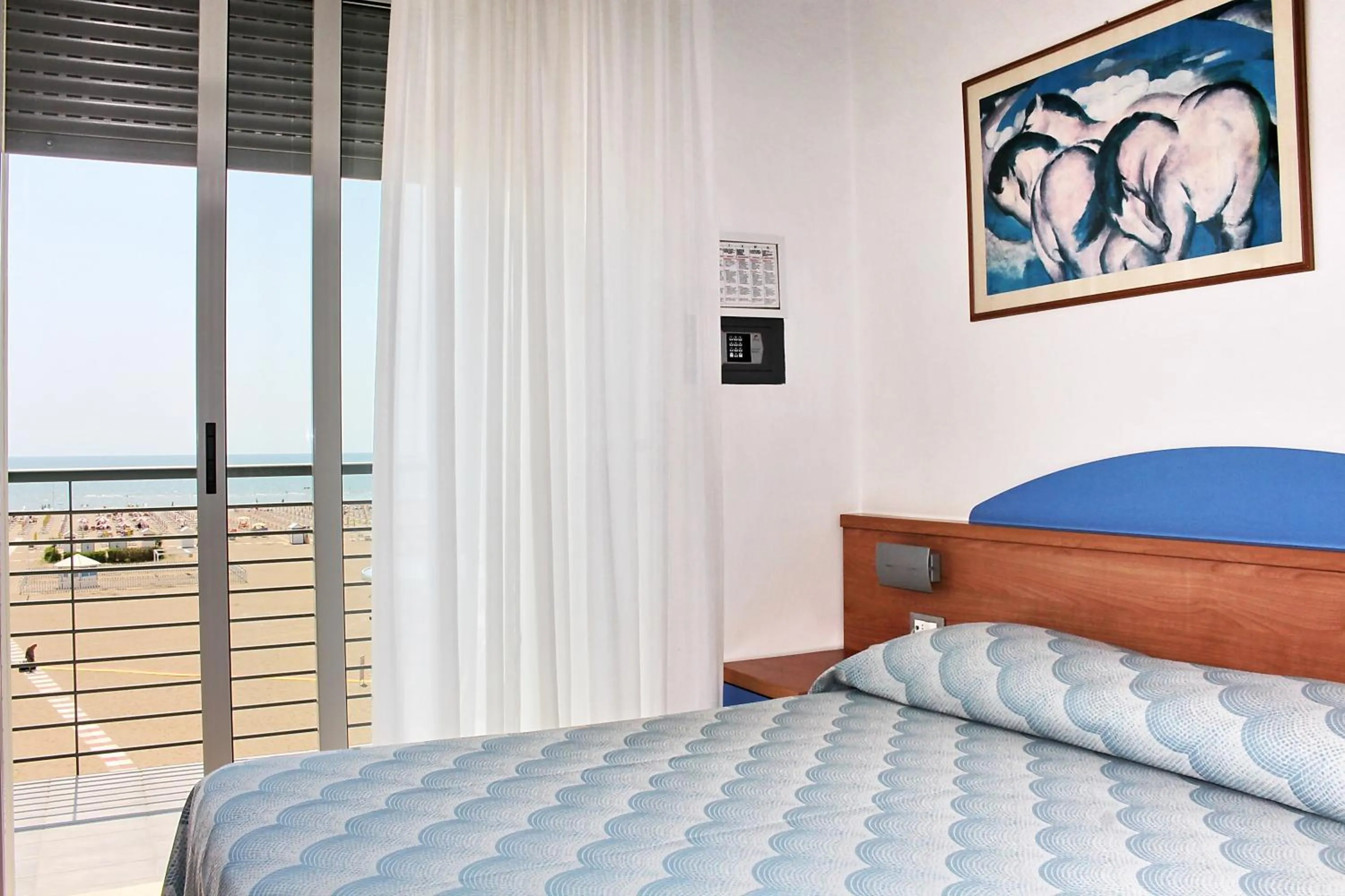 Bed in Hotel Riviera