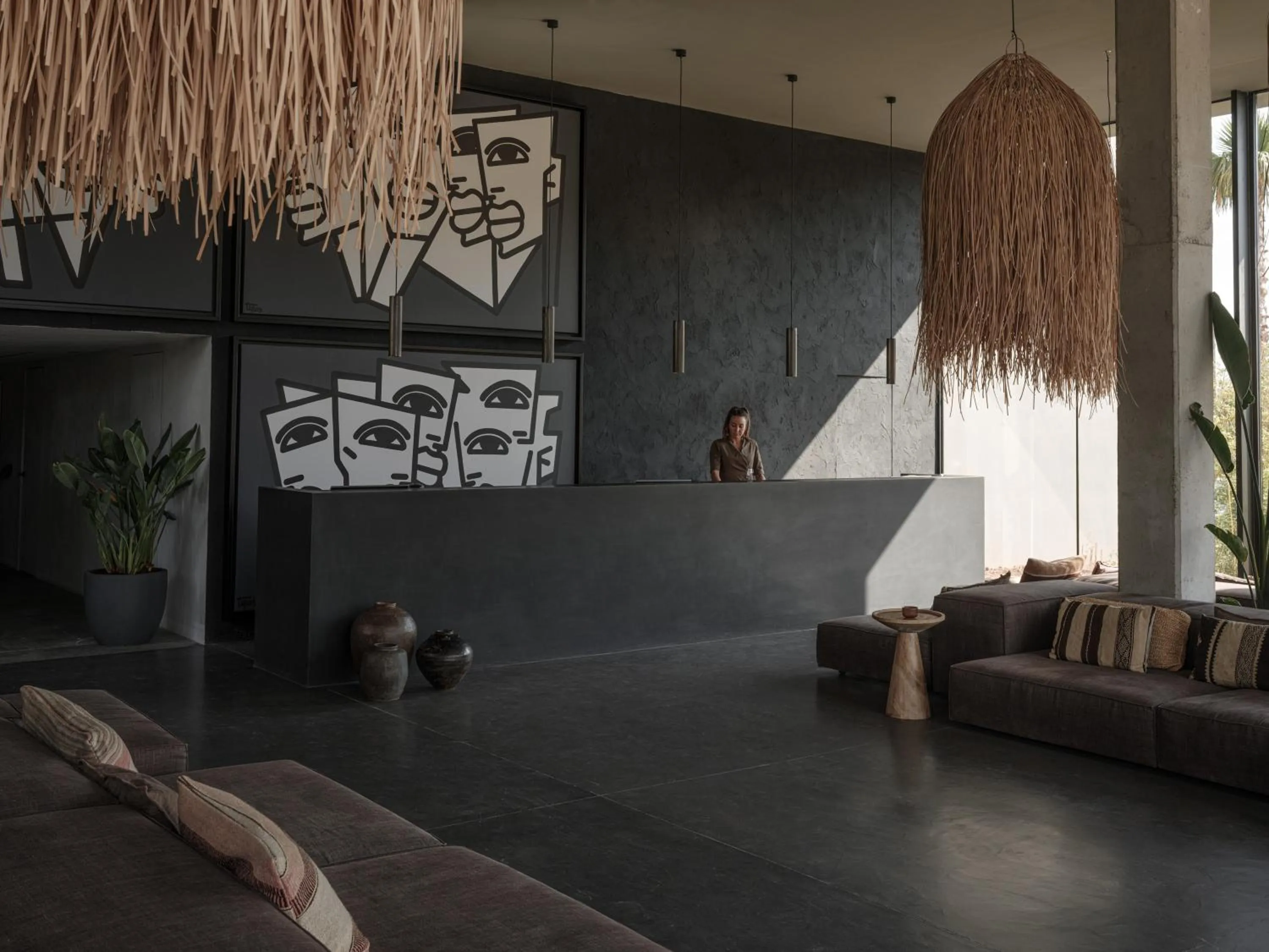 Lobby or reception in OKU Ibiza