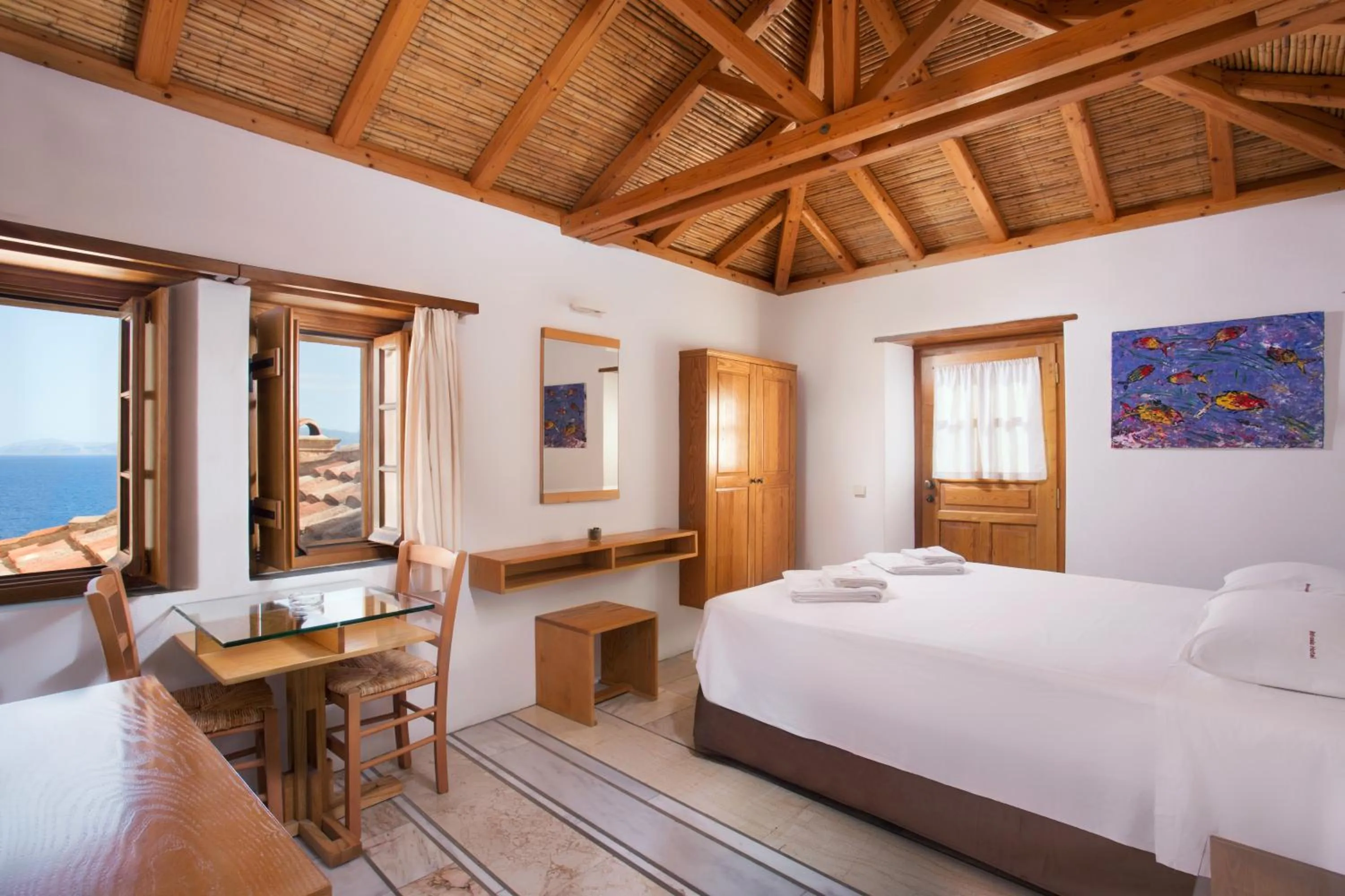 Bedroom, Bed in Bastione Malvasia Hotel (ex New Malvasia)