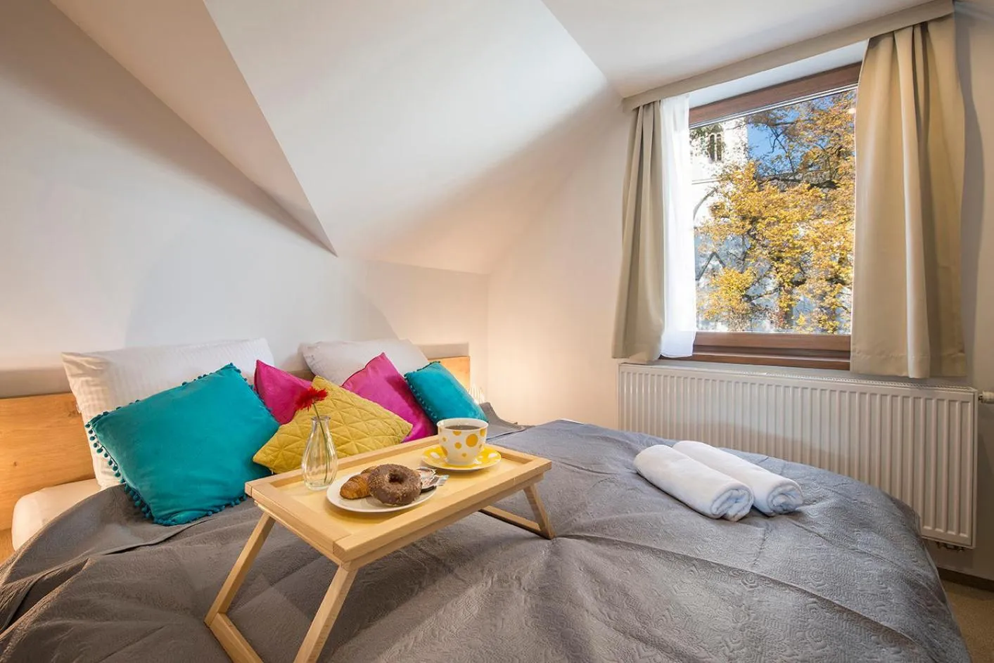 Bed in Villa Bellevue Wellness