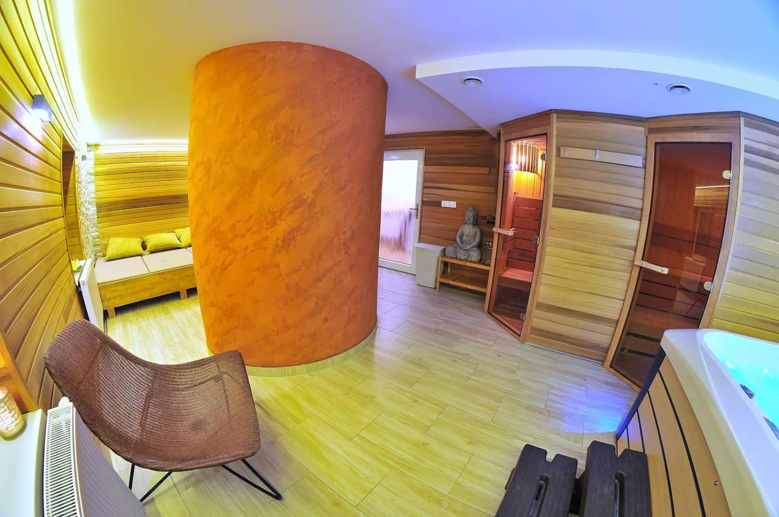 Bed in Villa Bellevue Wellness