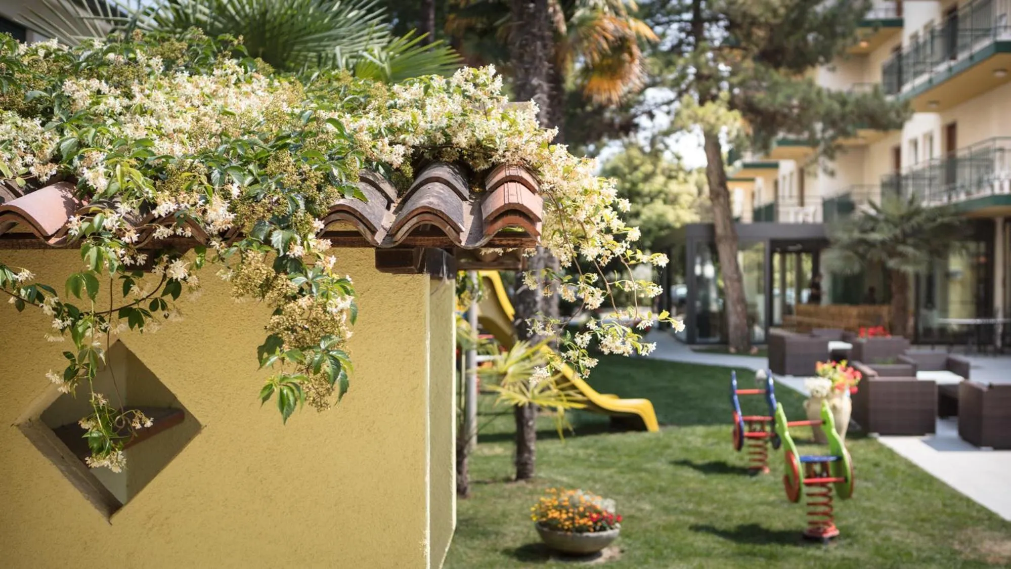 Garden in Hotel Adria