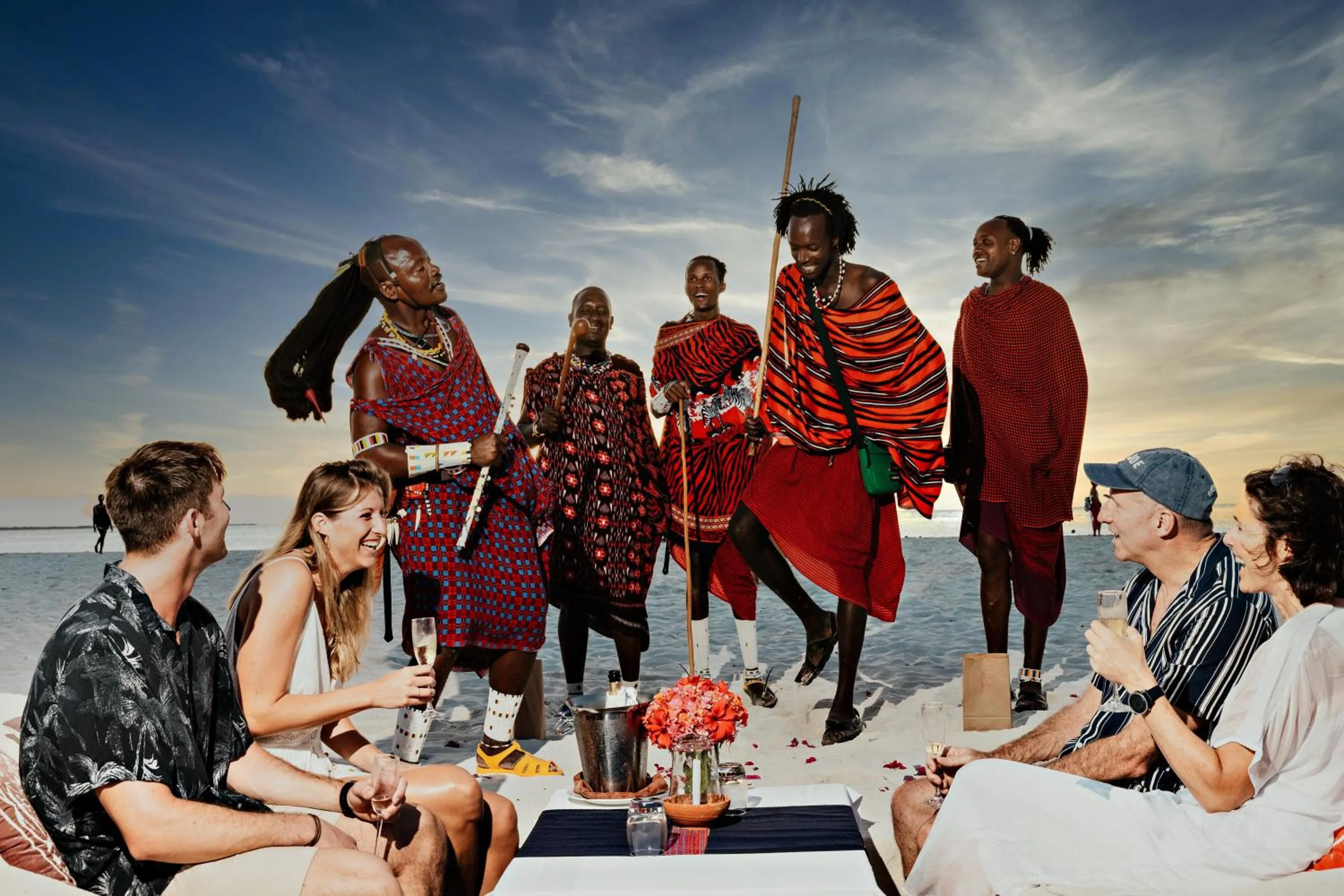 People in Gold Zanzibar Beach House & Spa