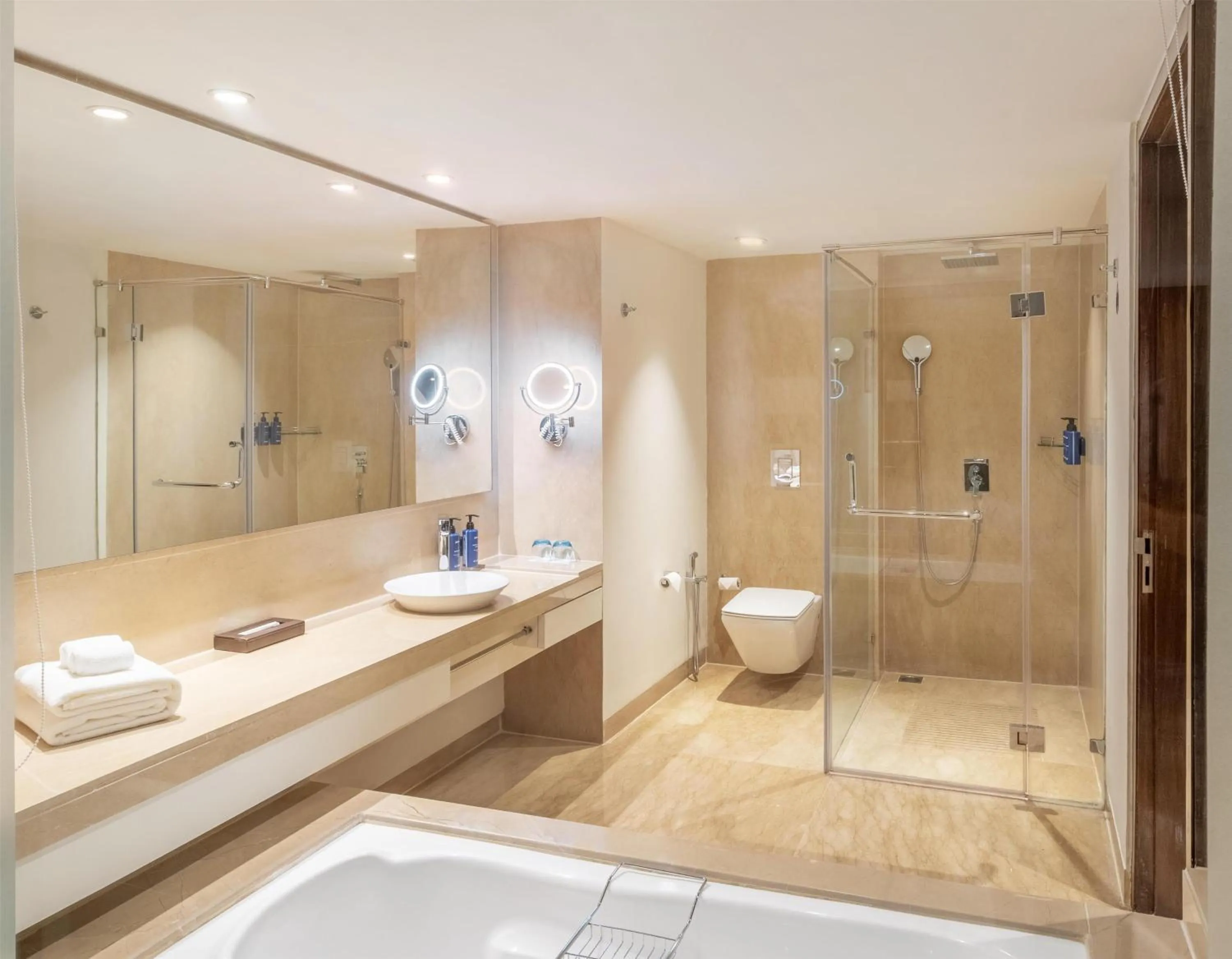 Bathroom in Radisson Blu Plaza Hotel Hyderabad Banjara Hills