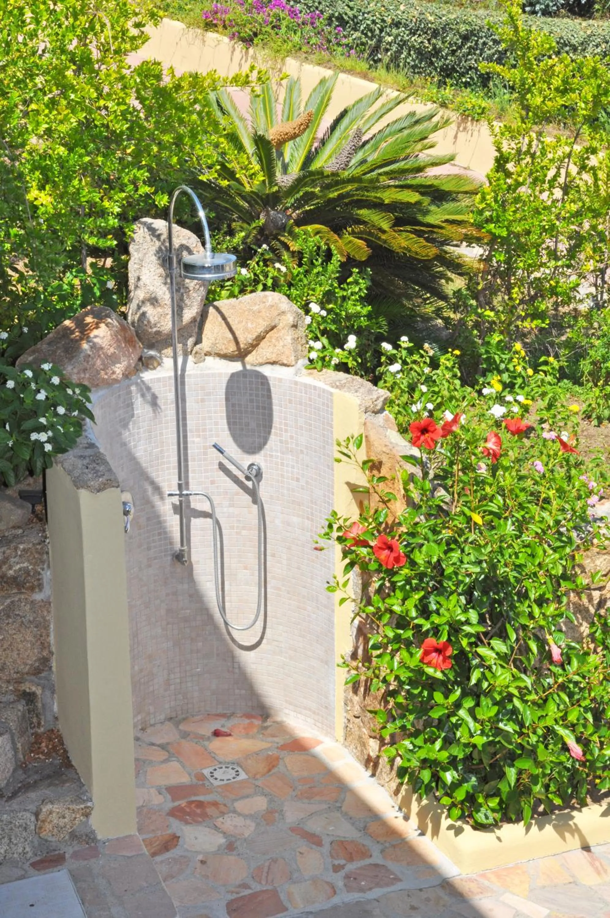 Shower in Villa Isuledda Beach