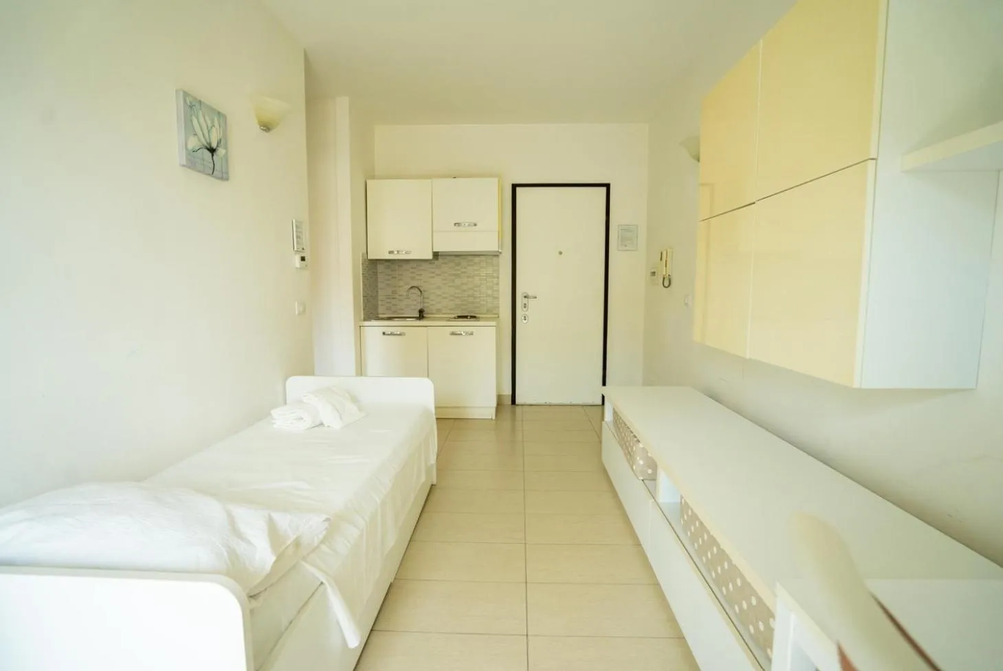 Bed in Isa Residence Fiumicino Airport