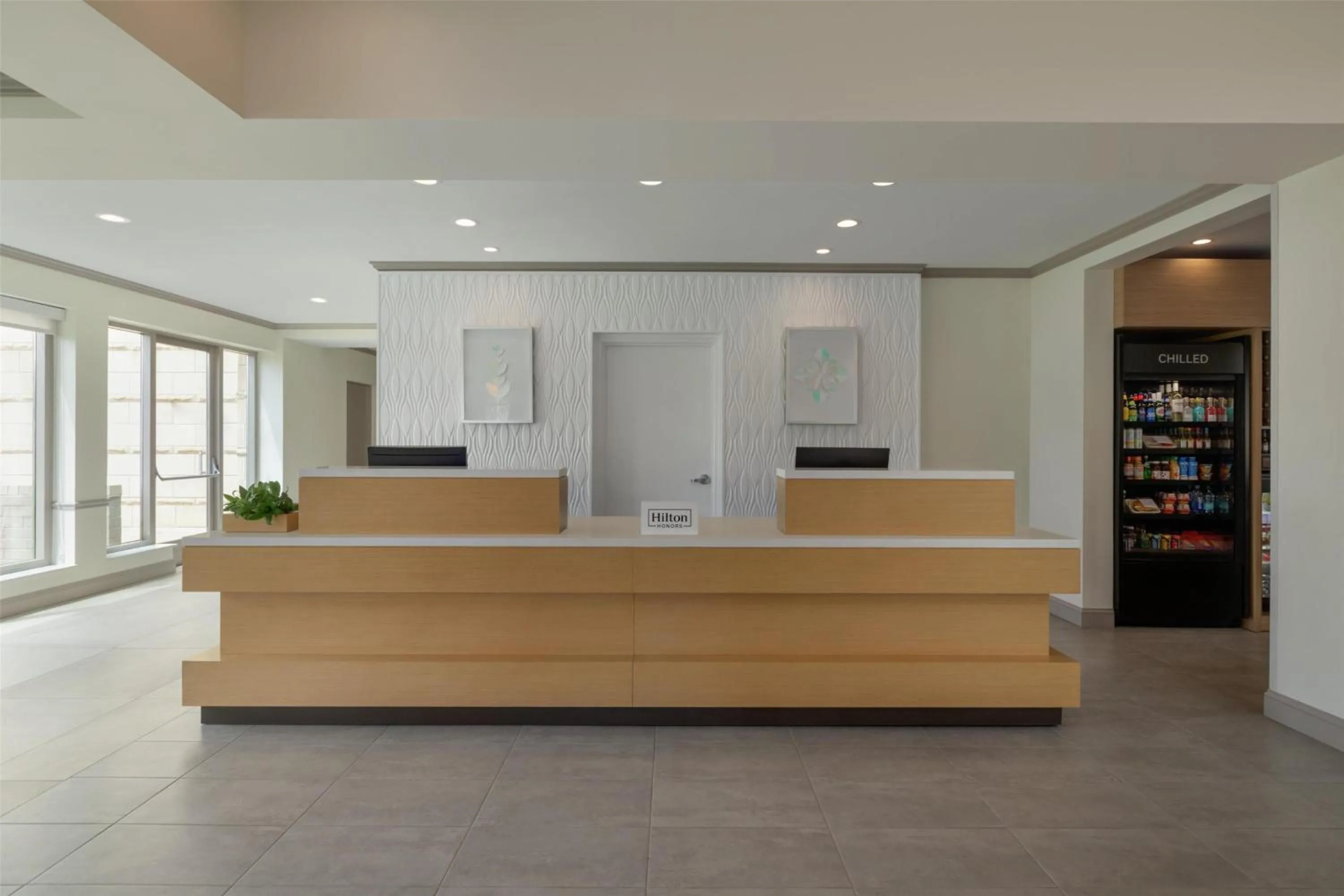 Lobby or reception in Hilton Garden Inn Cleveland Airport