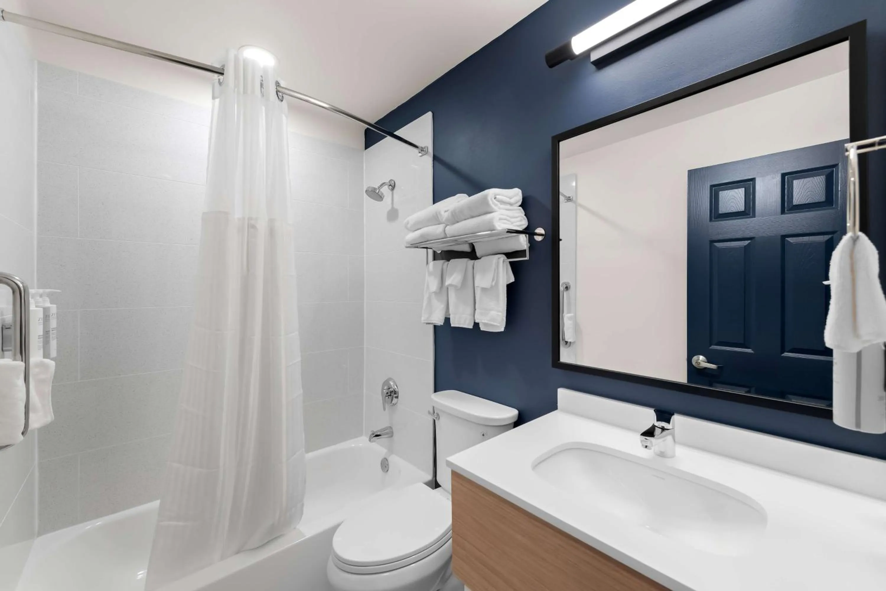 Bathroom in Spark by Hilton Norfolk