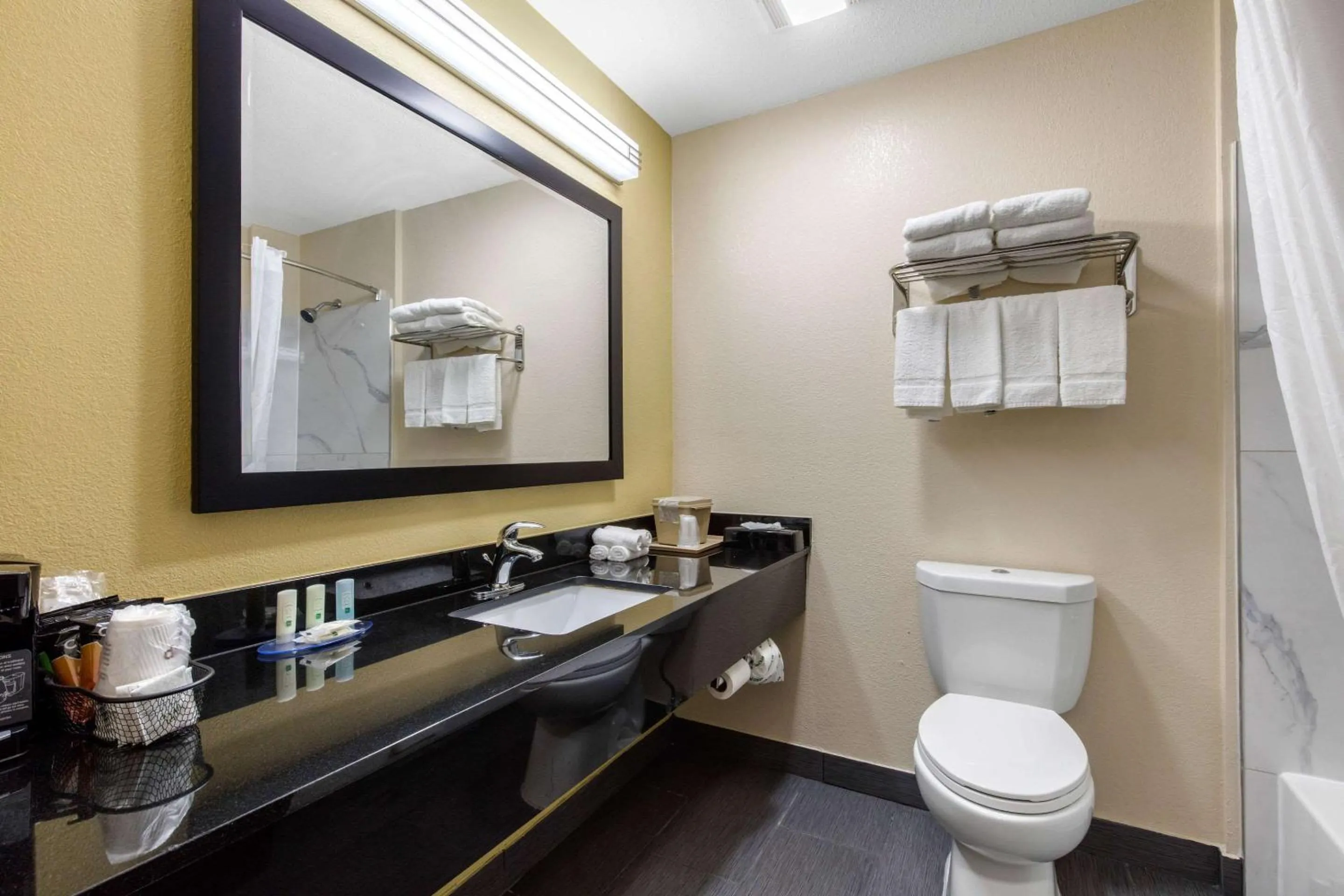 Bathroom in Quality Inn Cadiz