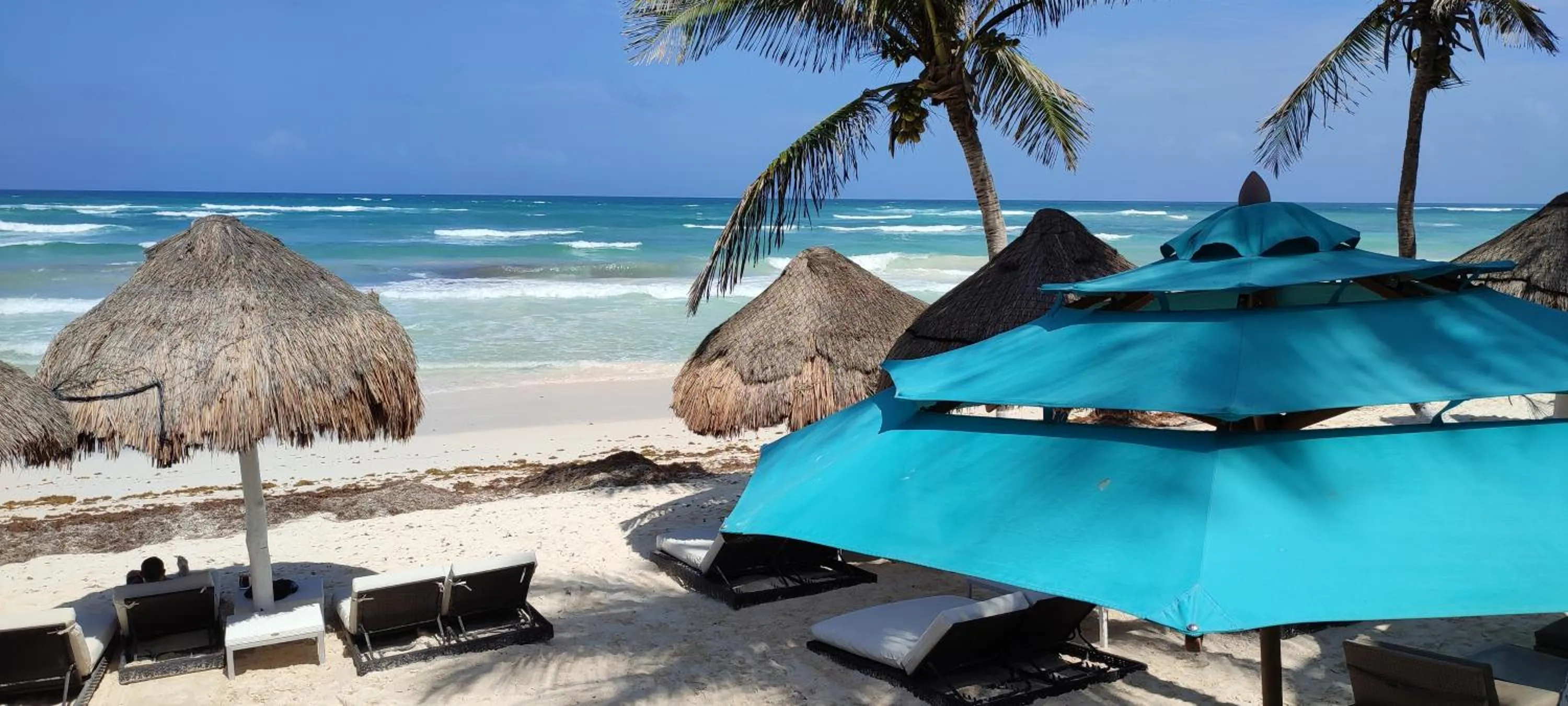 Beach in Villa Las Estrellas Tulum - located at the party zone