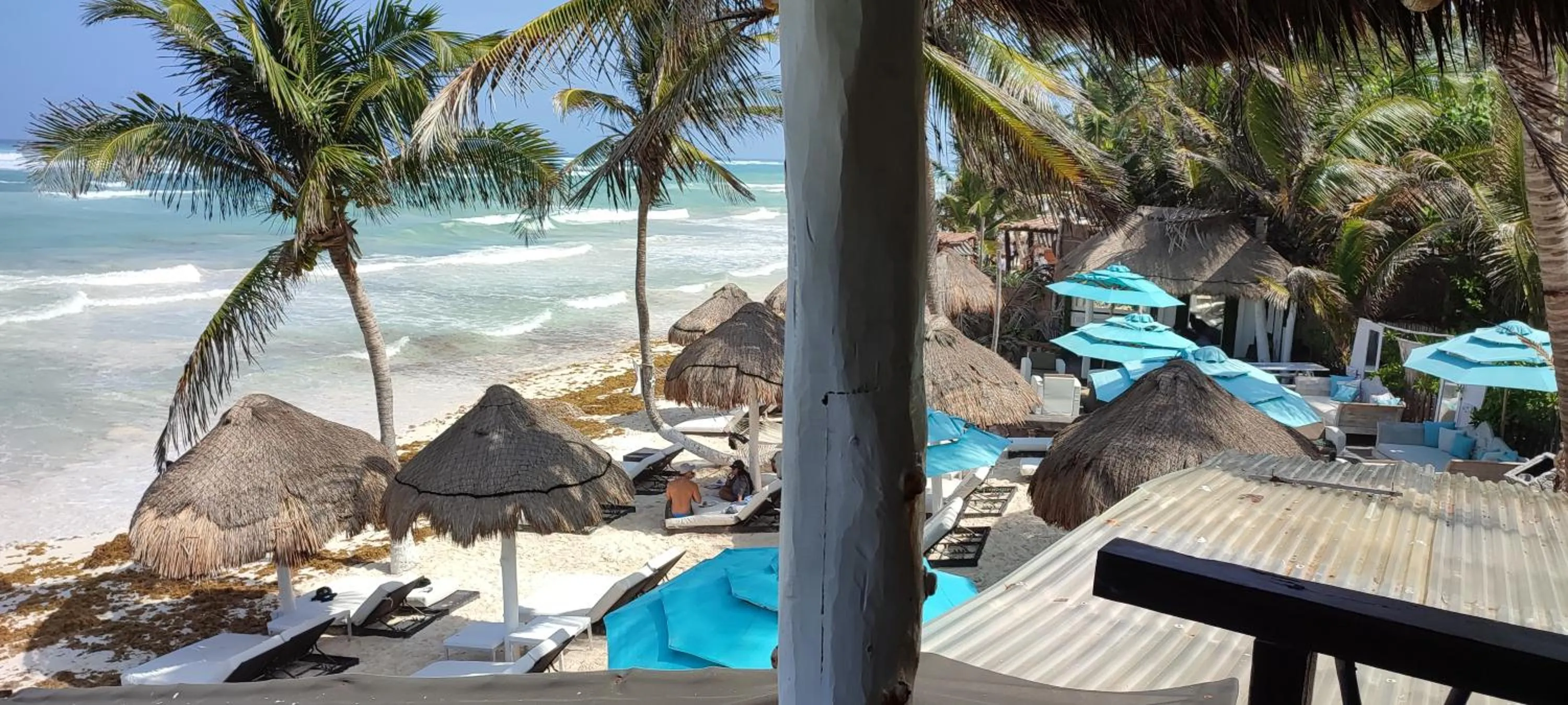 Beach in Villa Las Estrellas Tulum - located at the party zone