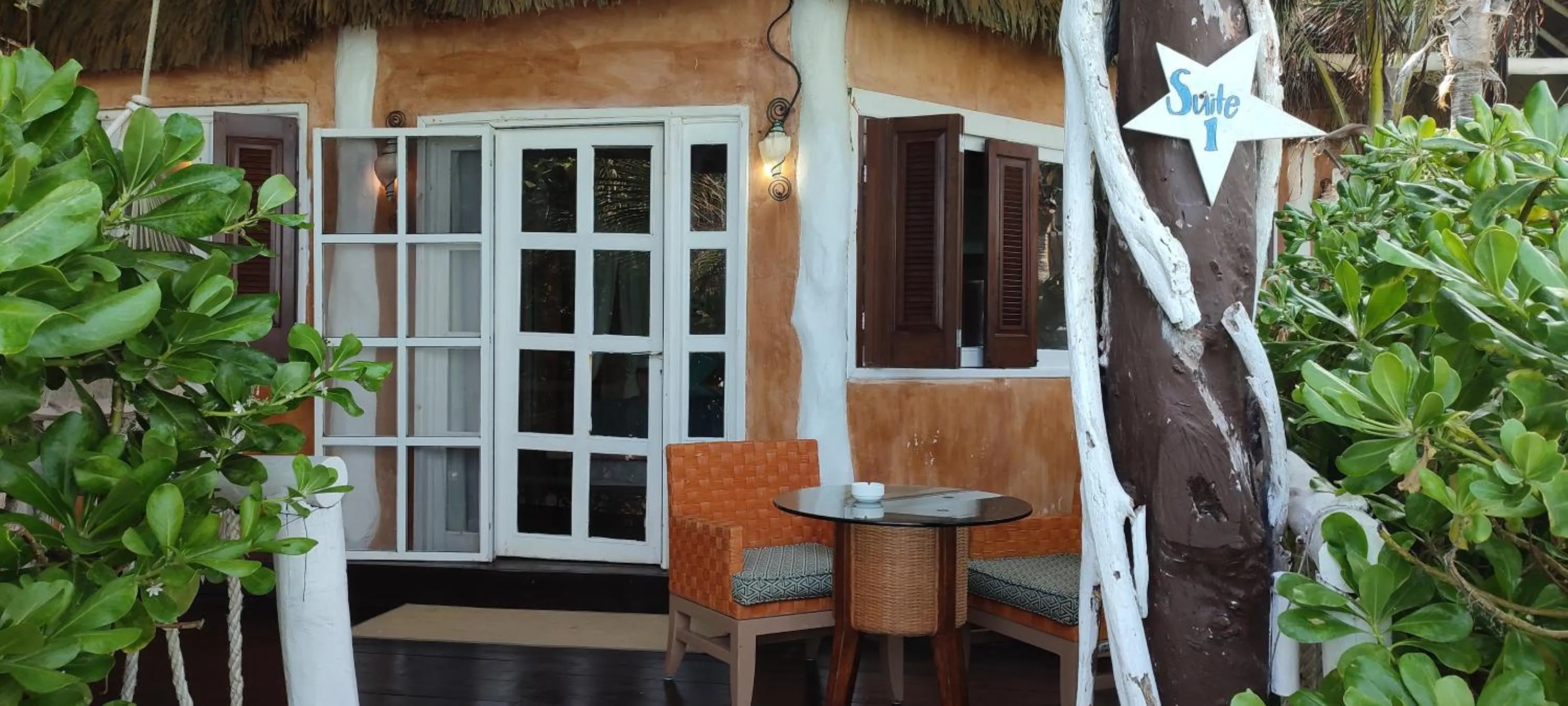 Patio in Villa Las Estrellas Tulum - located at the party zone