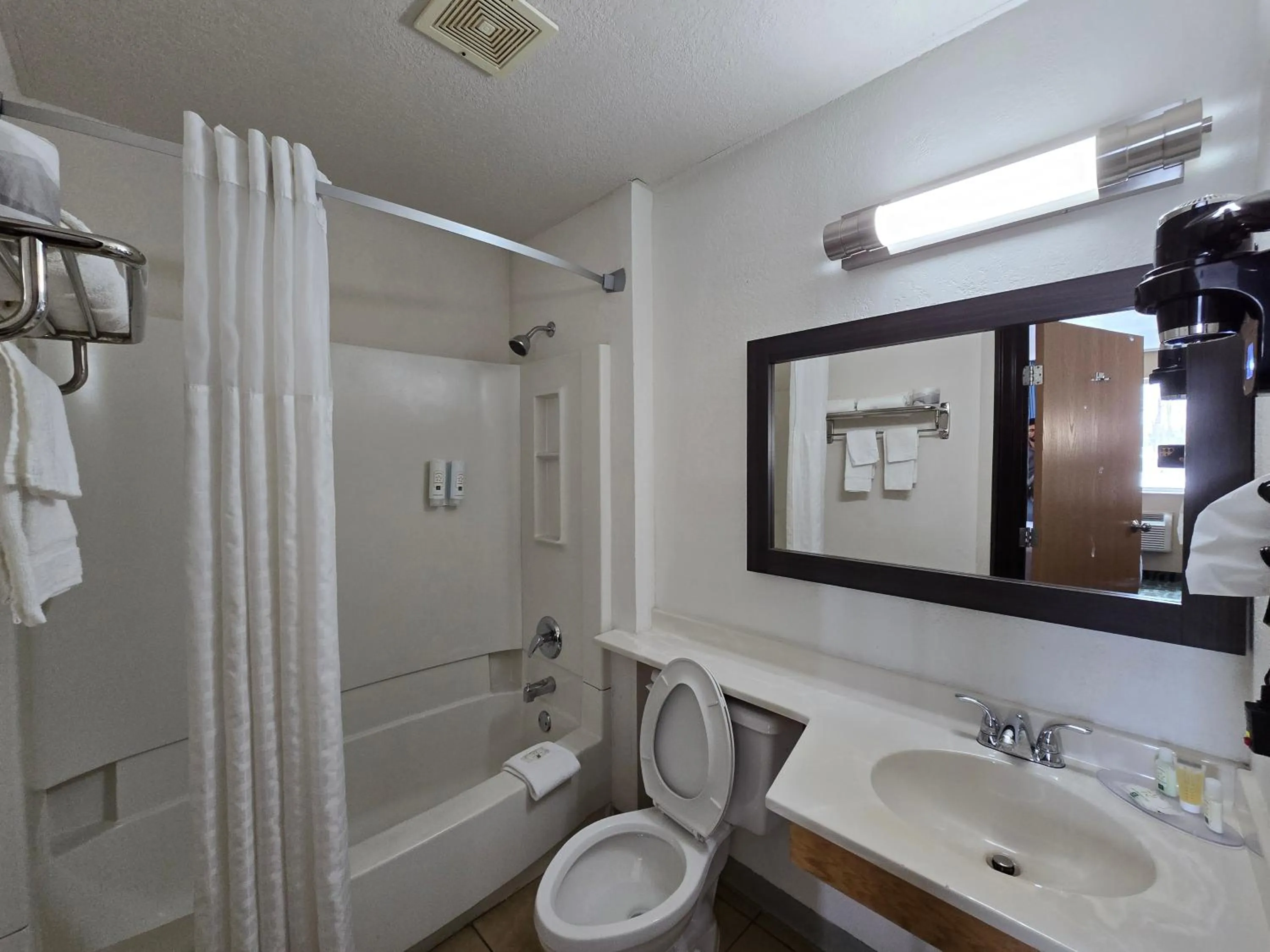 Shower in Super 8 by Wyndham Johnstown