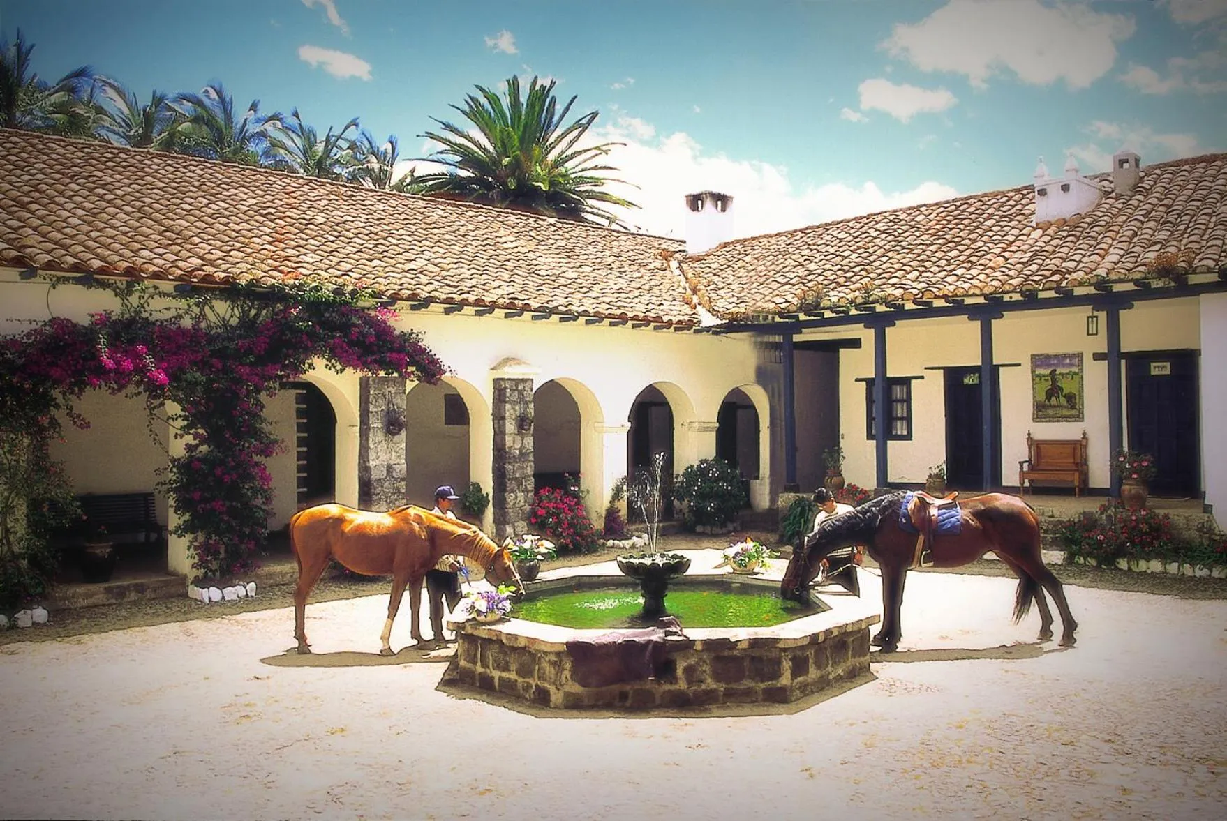 Patio in Hostería Hacienda Pinsaqui