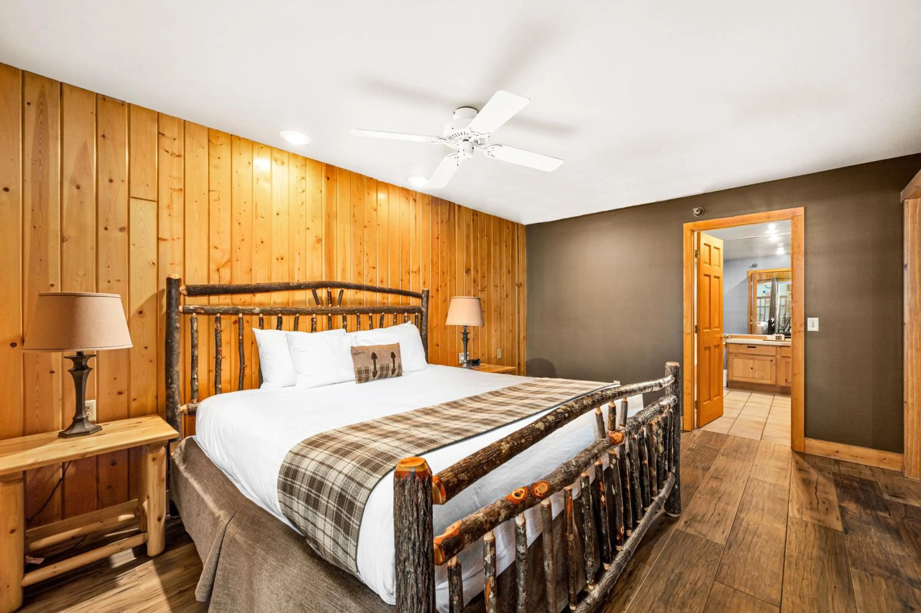 Bed in Superior Shores Resort