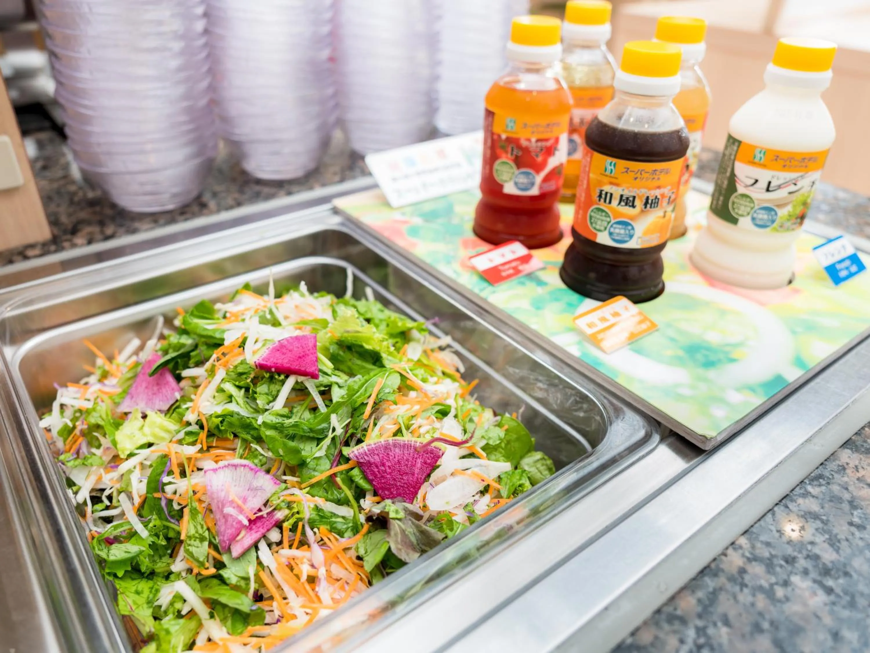 Food and drinks in Super Hotel Osaka Tennoji