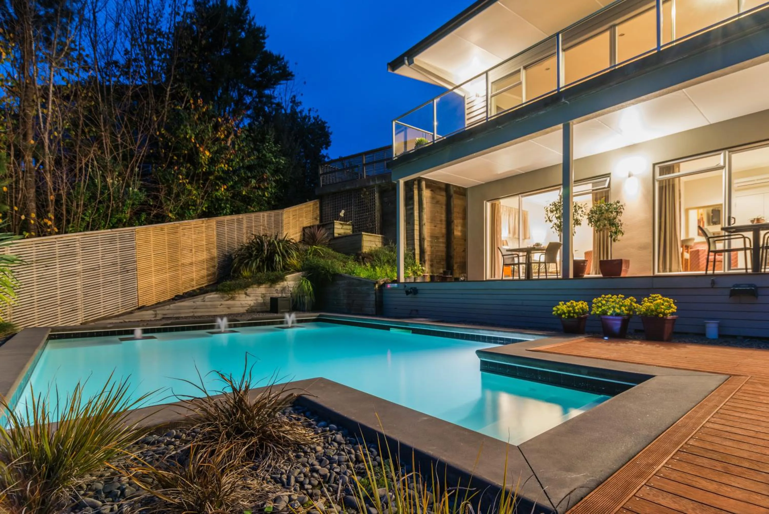 Swimming pool in Decks of Paihia
