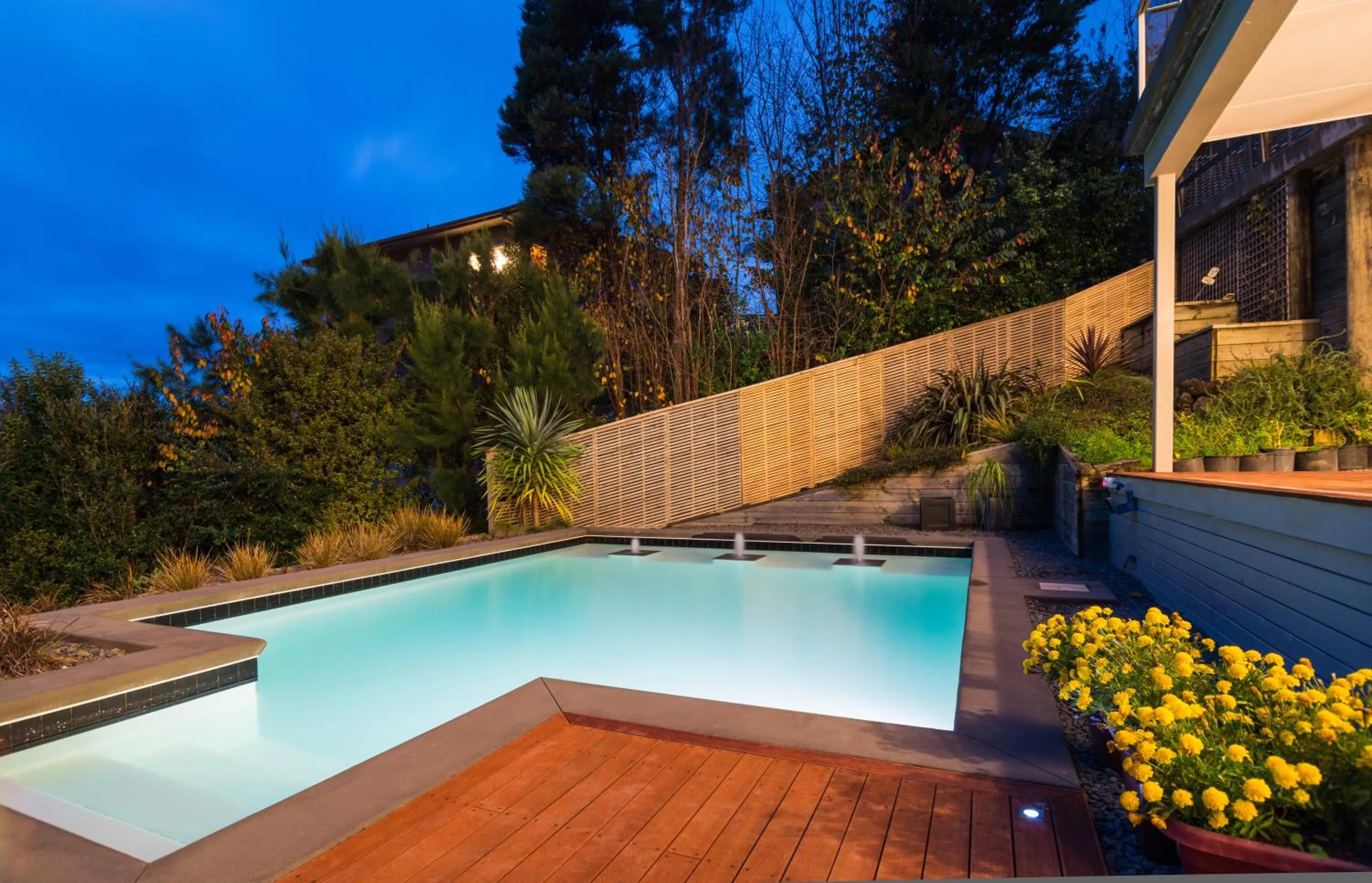 Swimming pool in Decks of Paihia