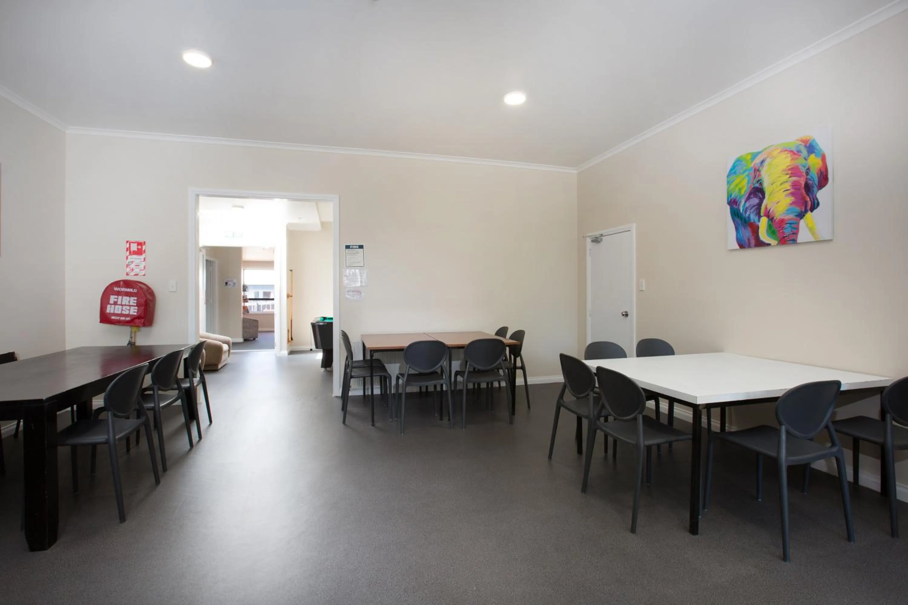 Dining area in LKNZ Lodge & Cafe