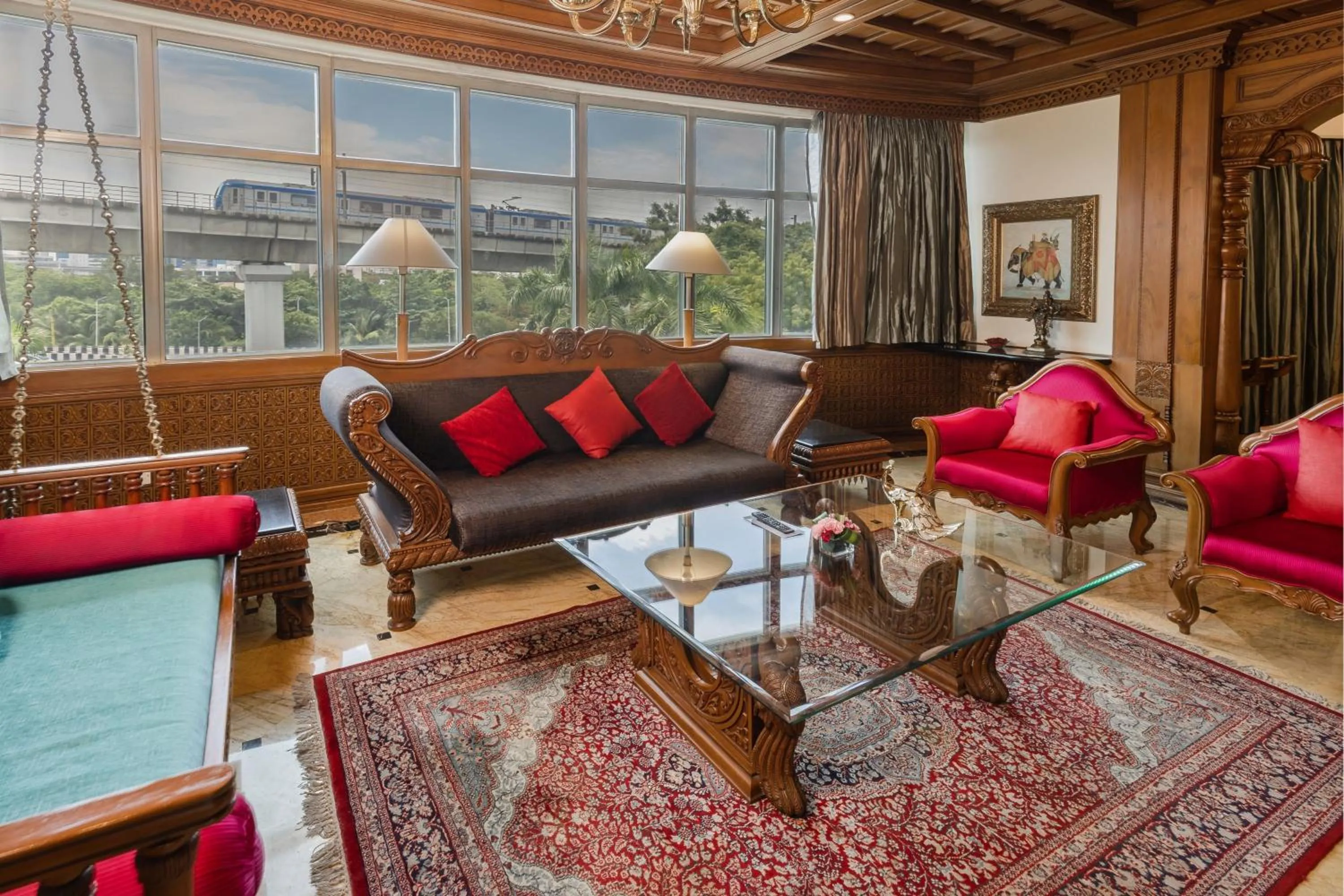 Living room in Le Royal Meridien Chennai