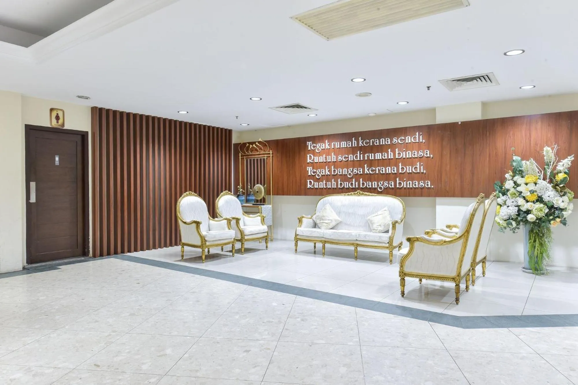 Seating area in Sunday Malacca Formerly Tun Fatimah