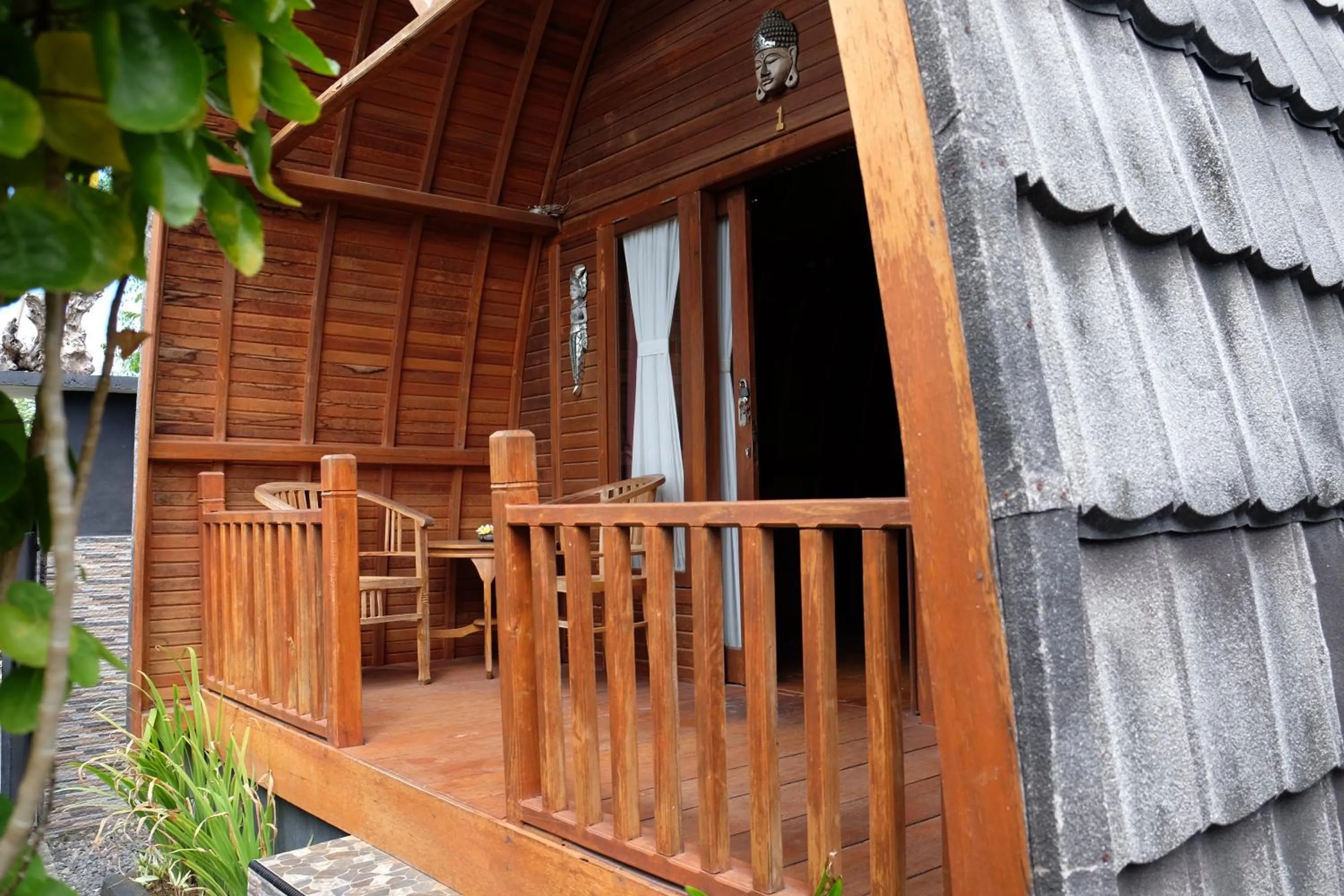 Patio in Kibu Kauh Sunrise Cottage