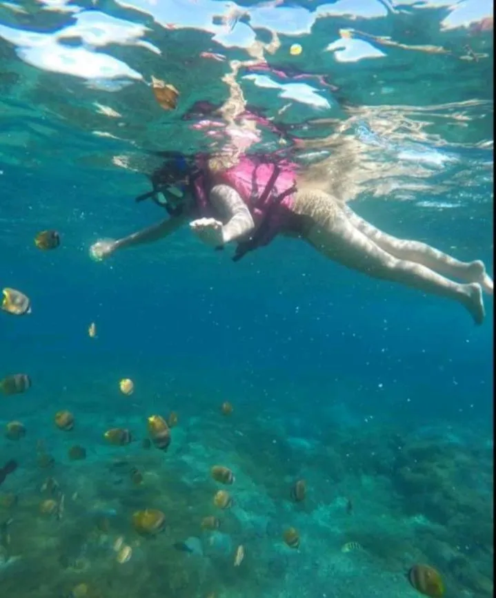 Snorkeling in Kibu Kauh Sunrise Cottage