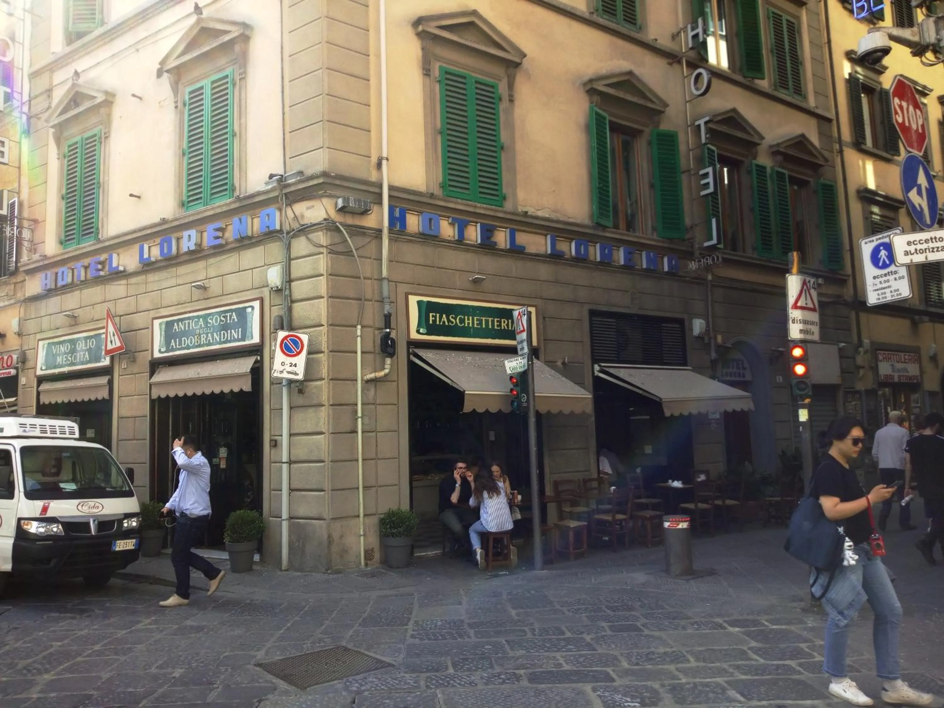 Facade/entrance in Hotel Lorena