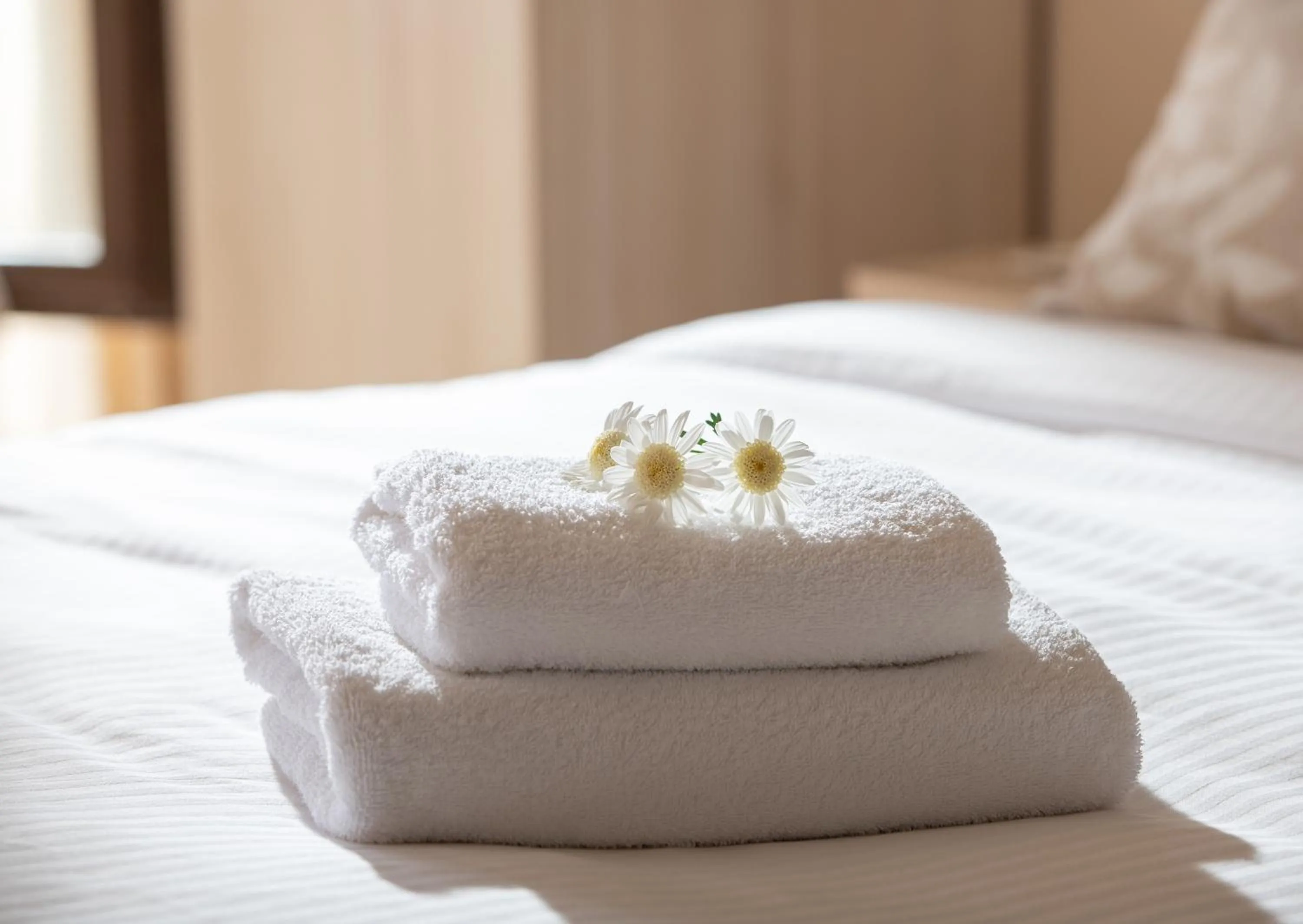 Bed in Karavia Lux Inn