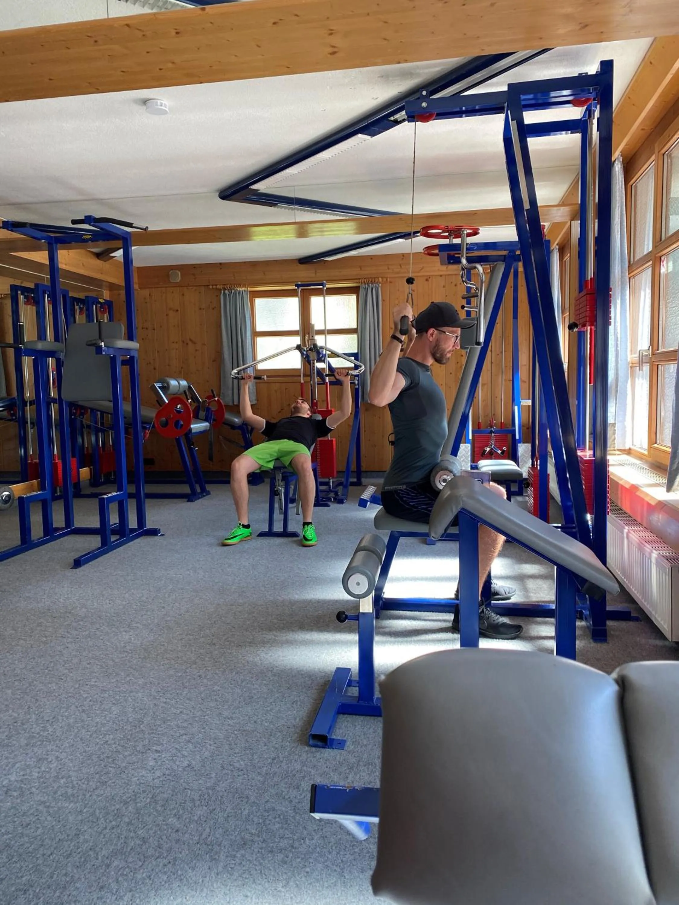 Fitness centre/facilities in Hotel Zirbenhof