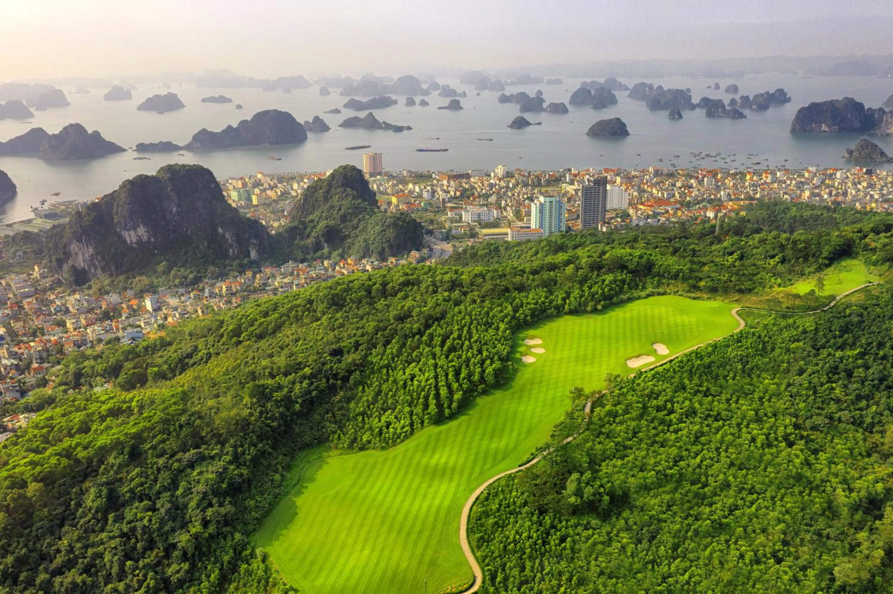 Bird's eye view in FLC Halong Bay Golf Club & Luxury Resort