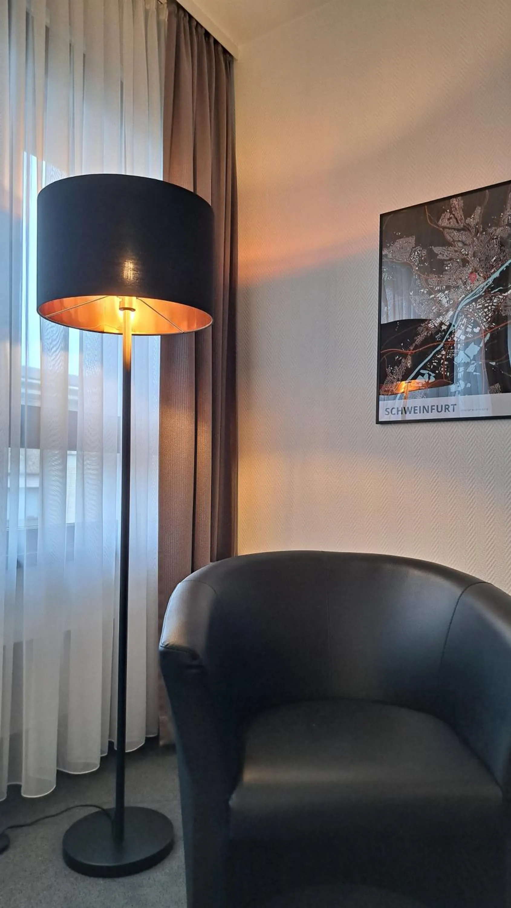 Seating area in Hotel Ross