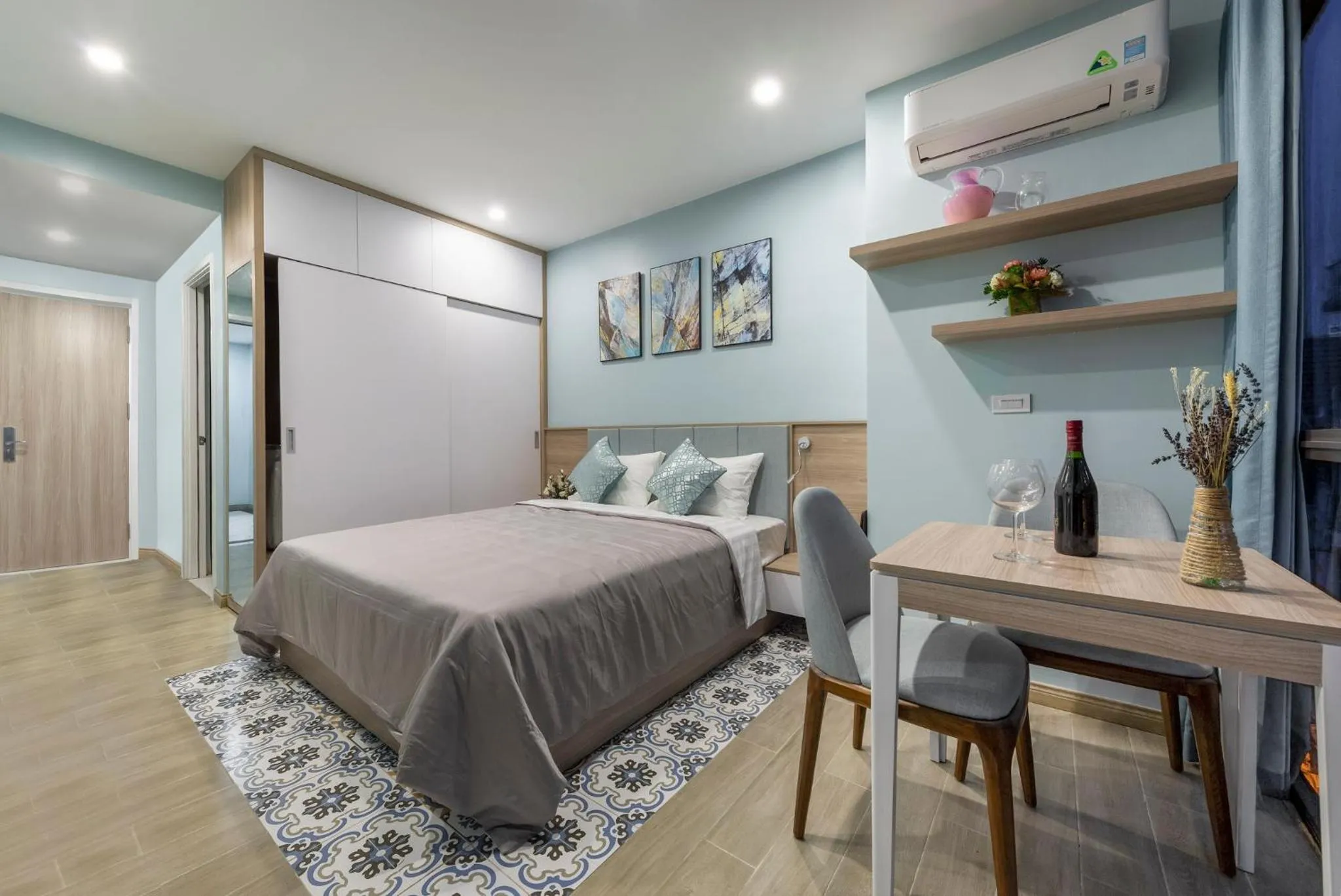 Bedroom, Bed in Soleil Hotel & Apartment