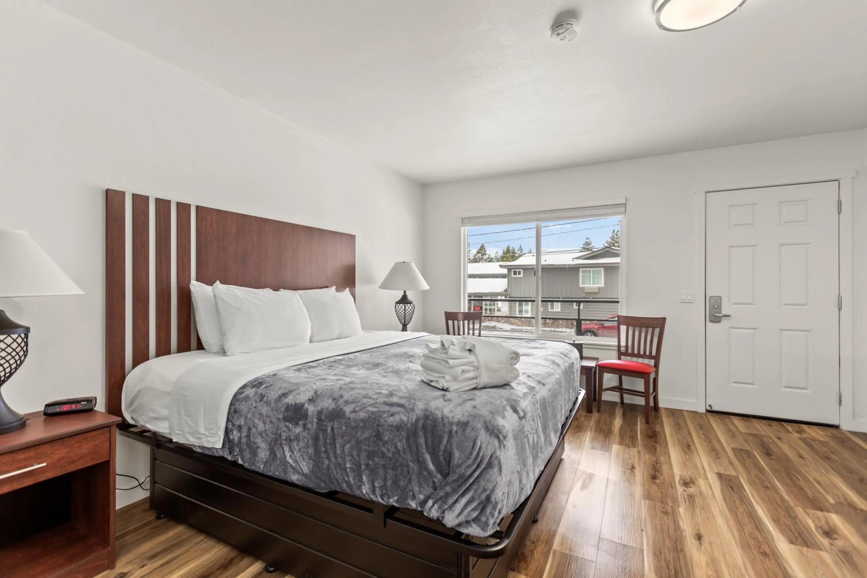 Bed in Ambassador Lake Tahoe