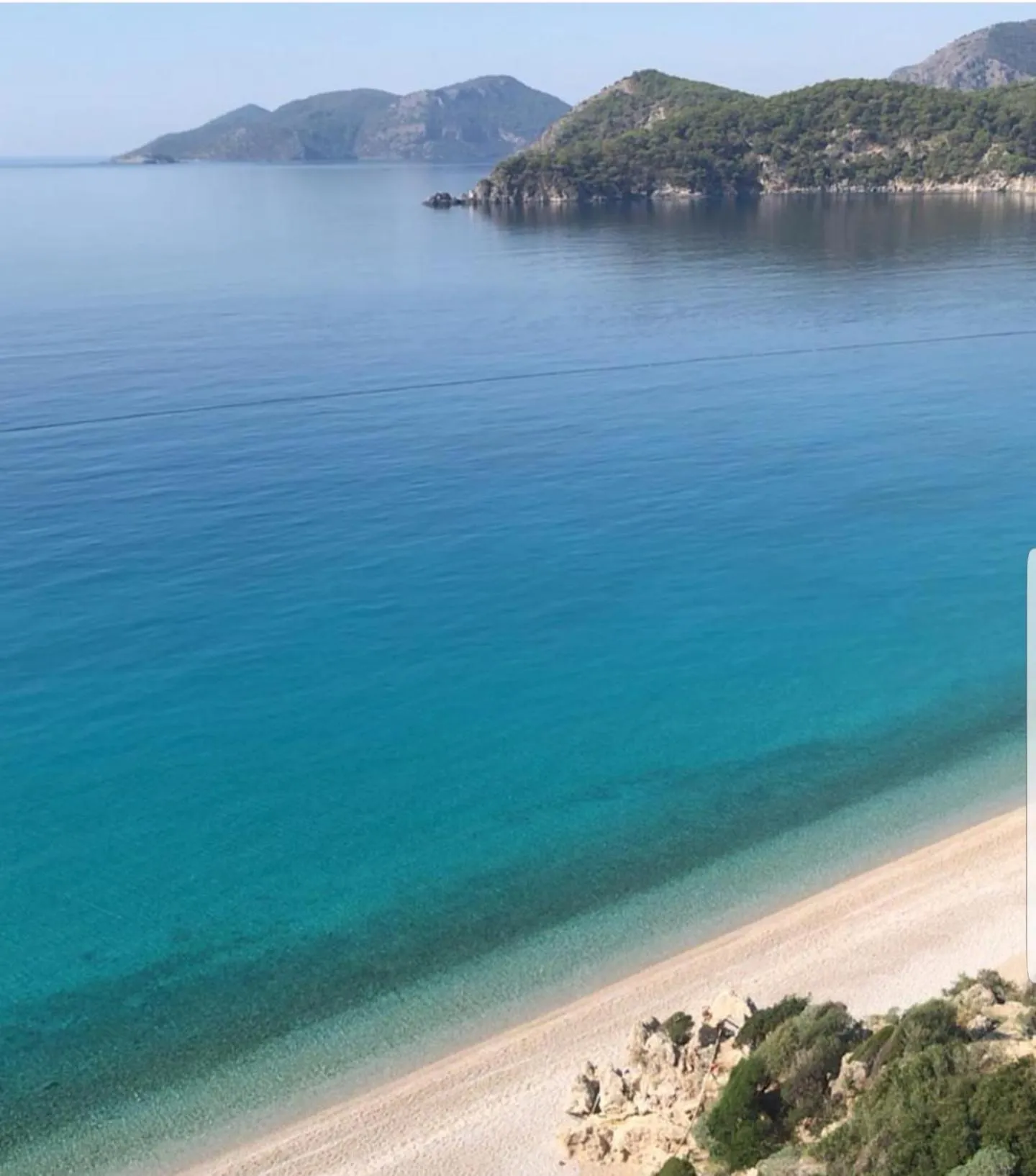 Sea view in İlkiz Beach Hotel