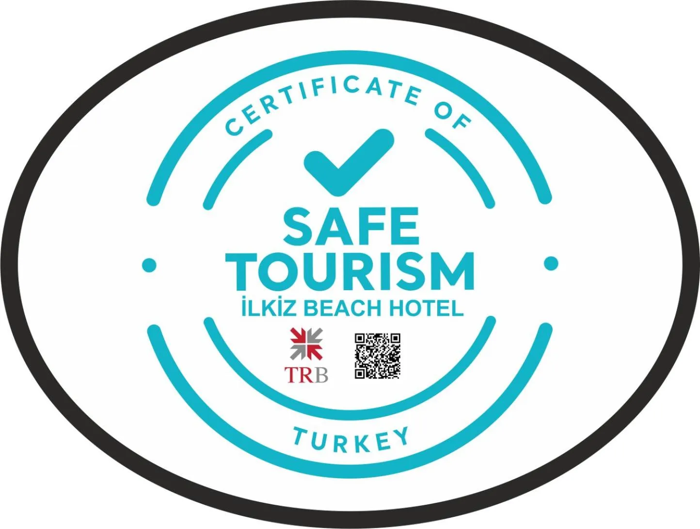 Certificate/Award in İlkiz Beach Hotel