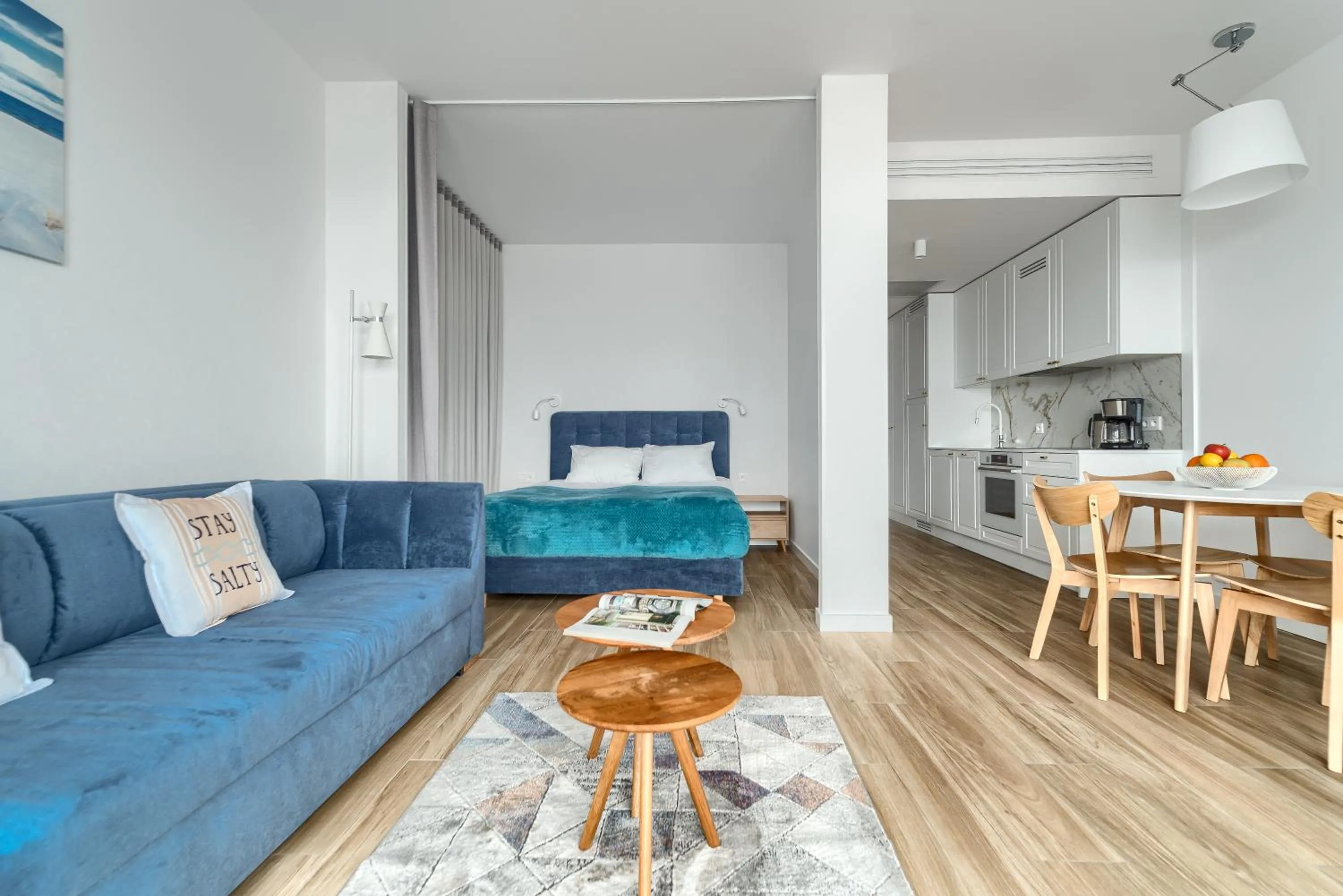 Bedroom in Apartamenty Marina z widokiem na morze