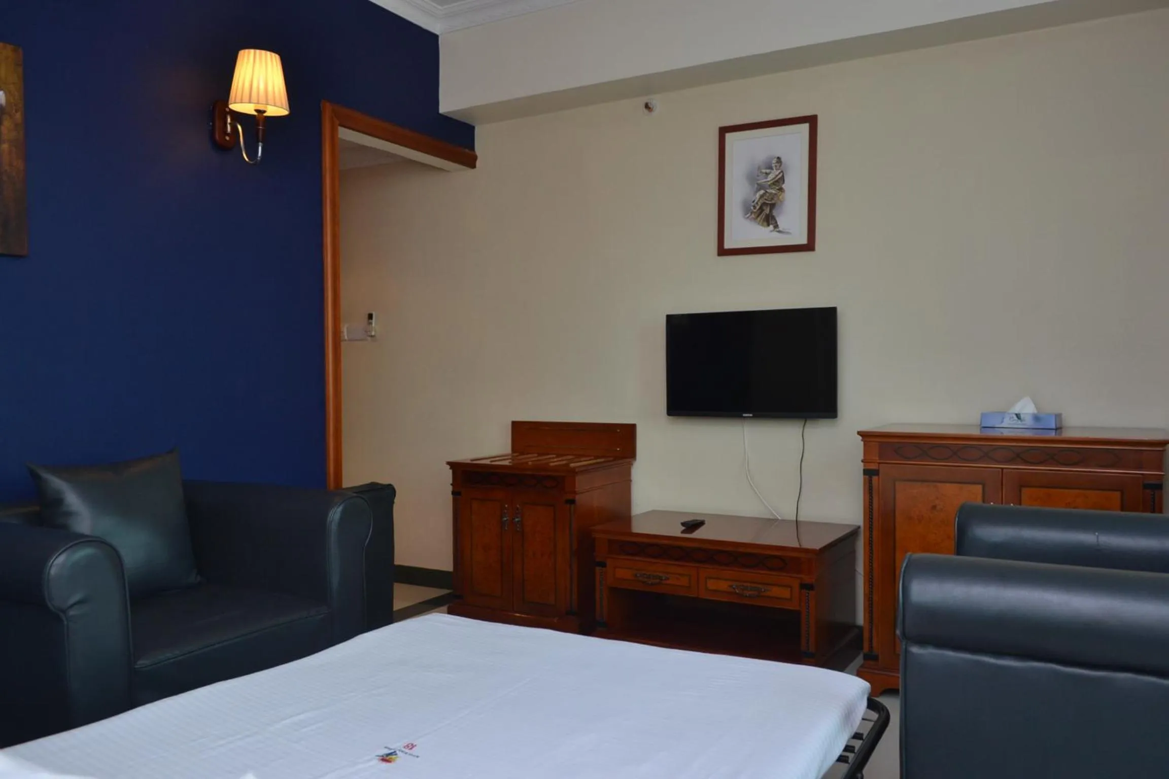 Bed in Hotel Nikko Towers