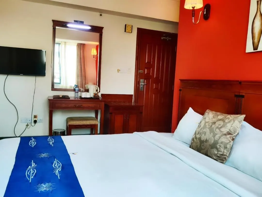 Bed in Hotel Nikko Towers