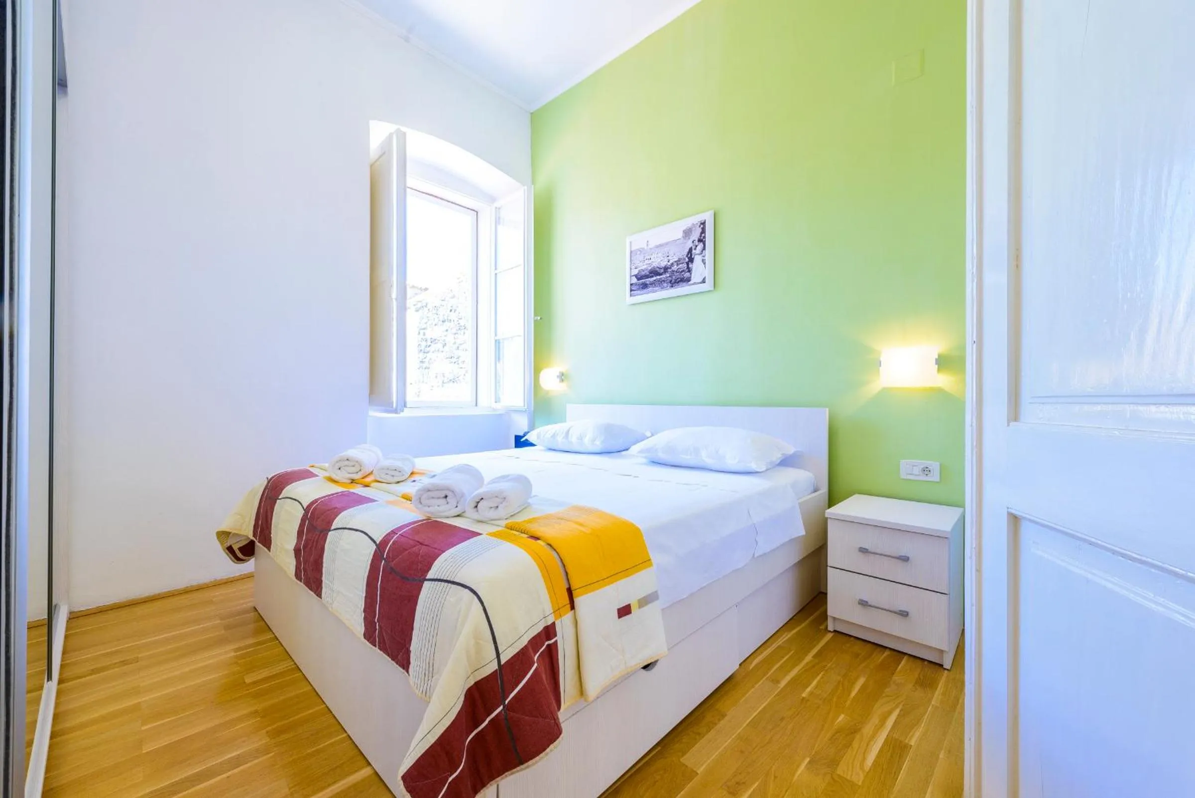 Bed in Apartment Villa Eta Deluxe