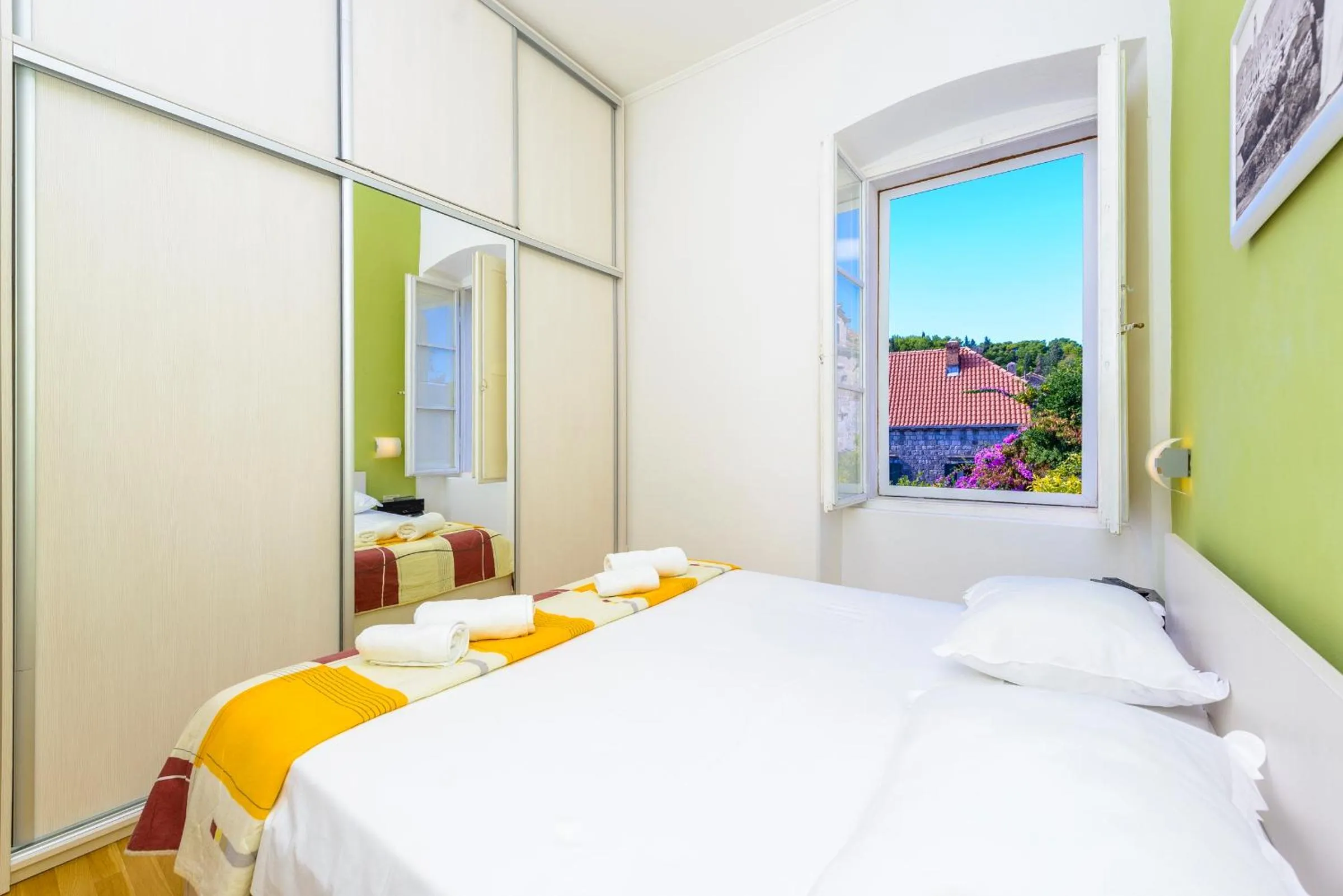 Bed in Apartment Villa Eta Deluxe