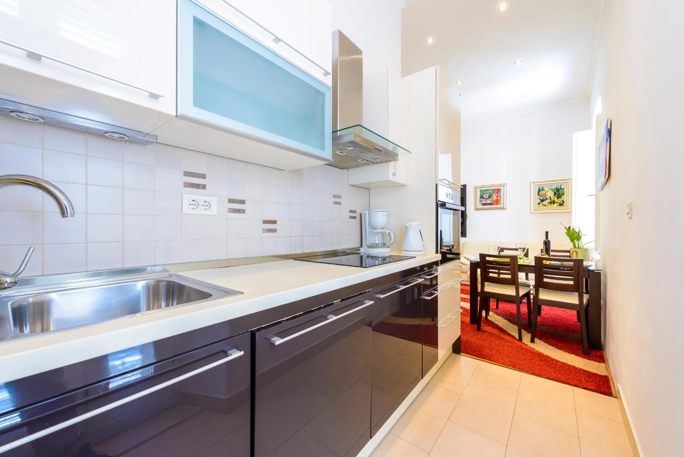Kitchen or kitchenette in Apartment Villa Eta Deluxe