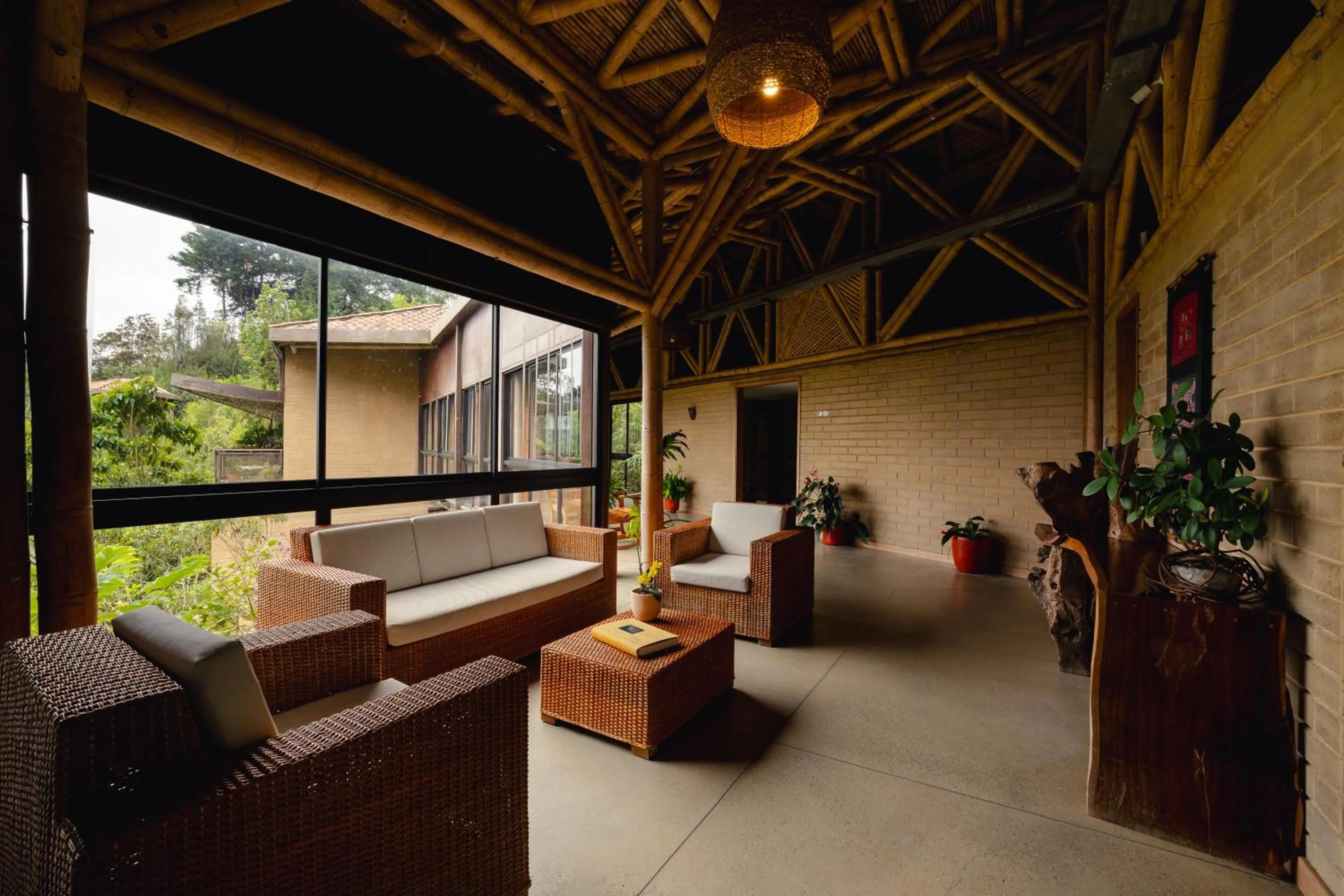 Living room in Cannúa Lodge Hotel