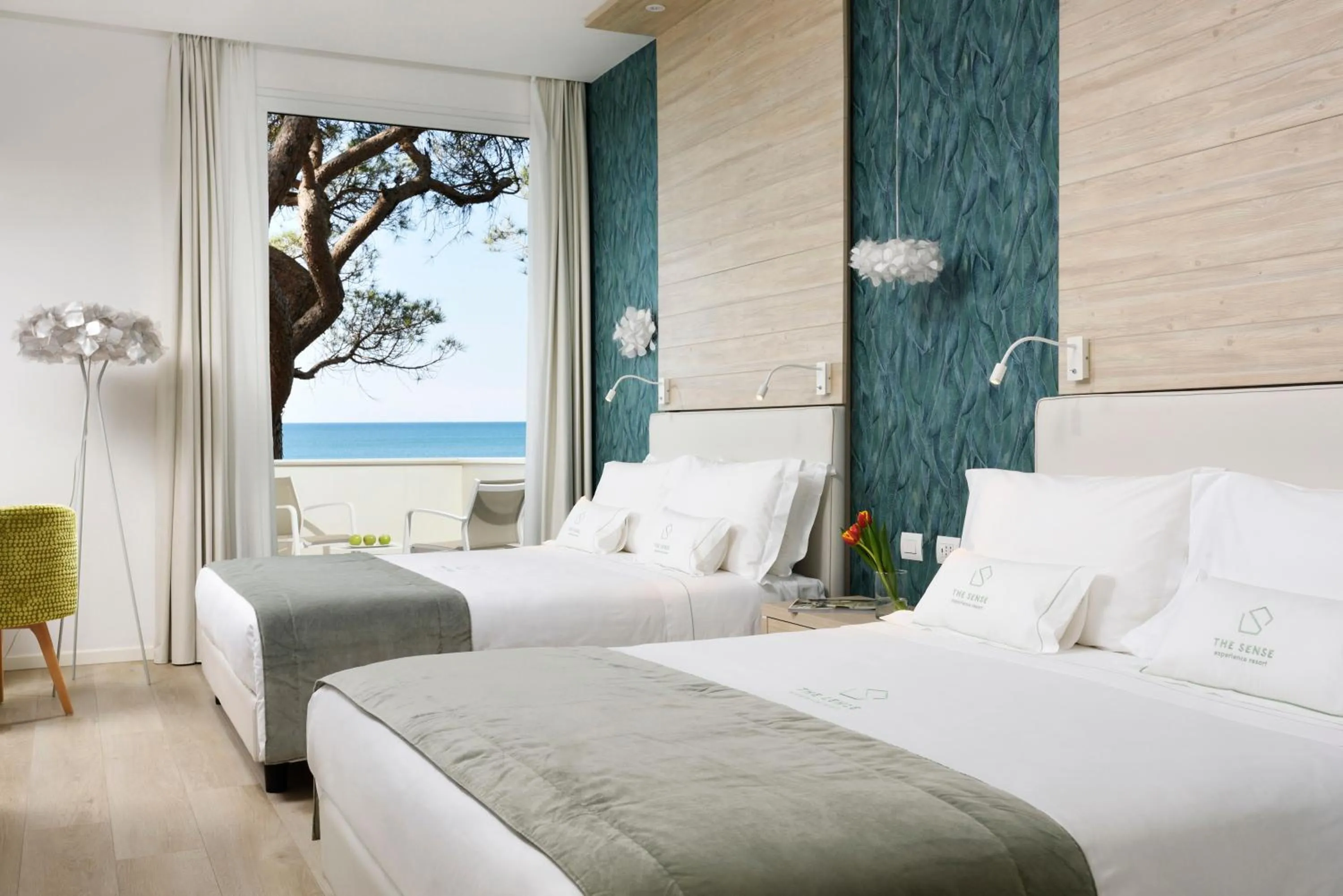 Balcony/Terrace, Bed in The Sense Experience Resort - Preferred Hotels & Resorts